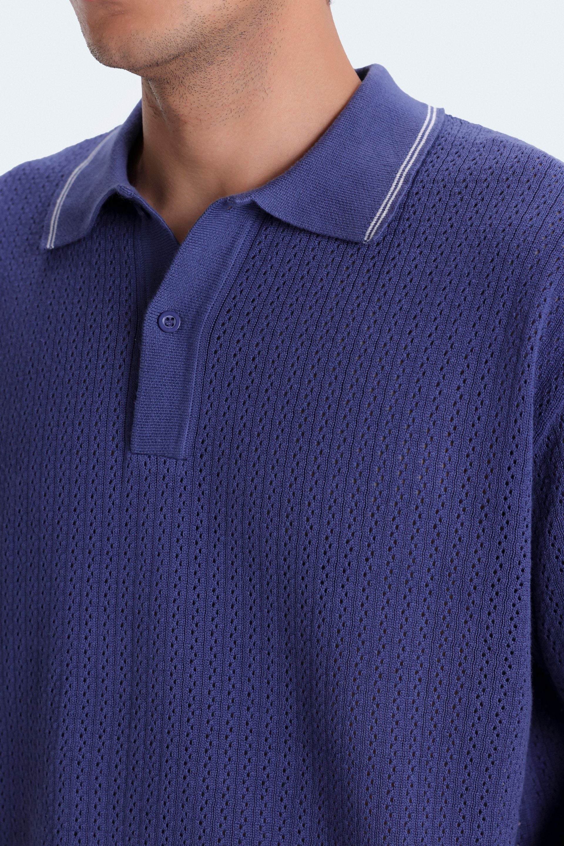 Knit Polo Shirt