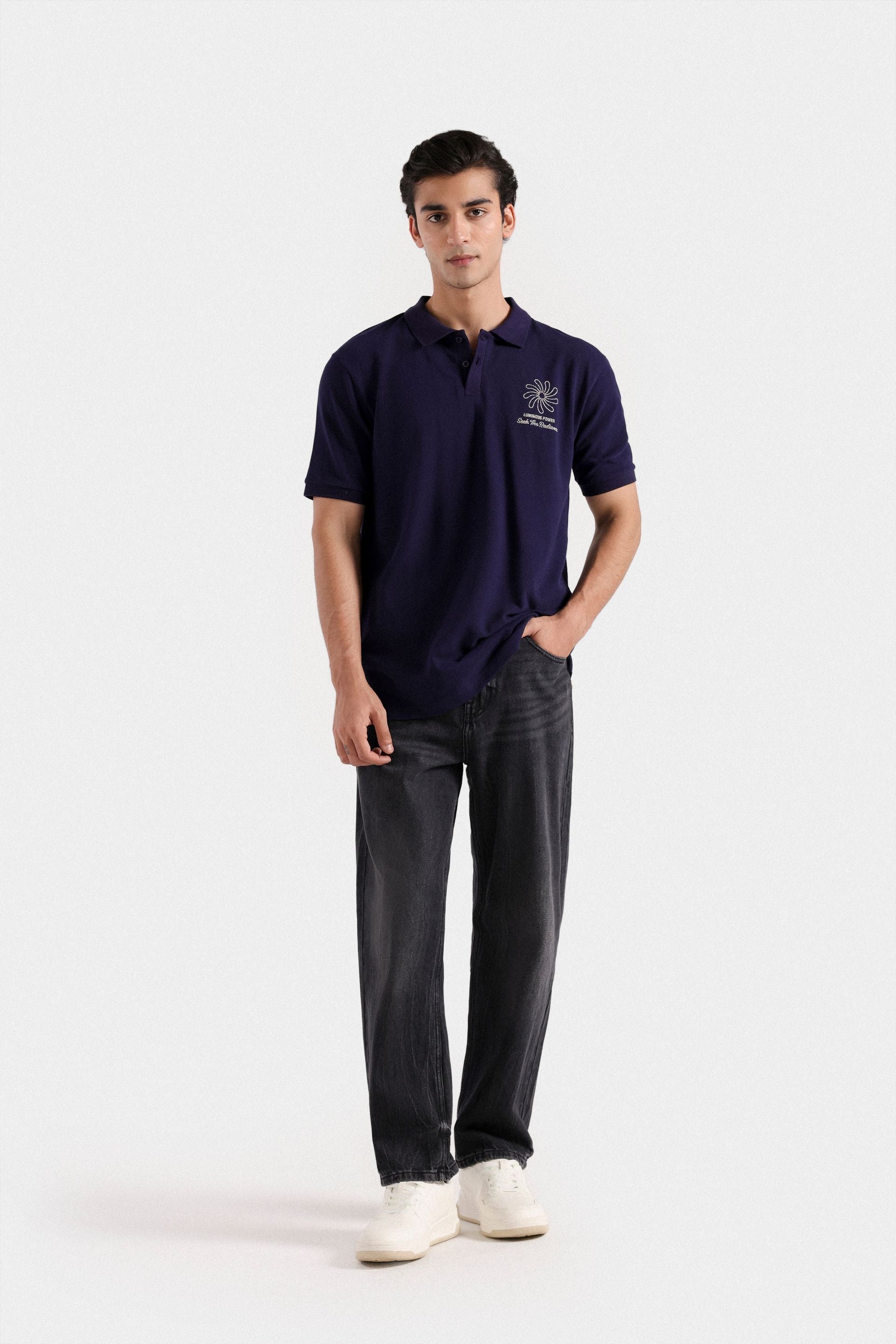Embroidered Polo Shirt