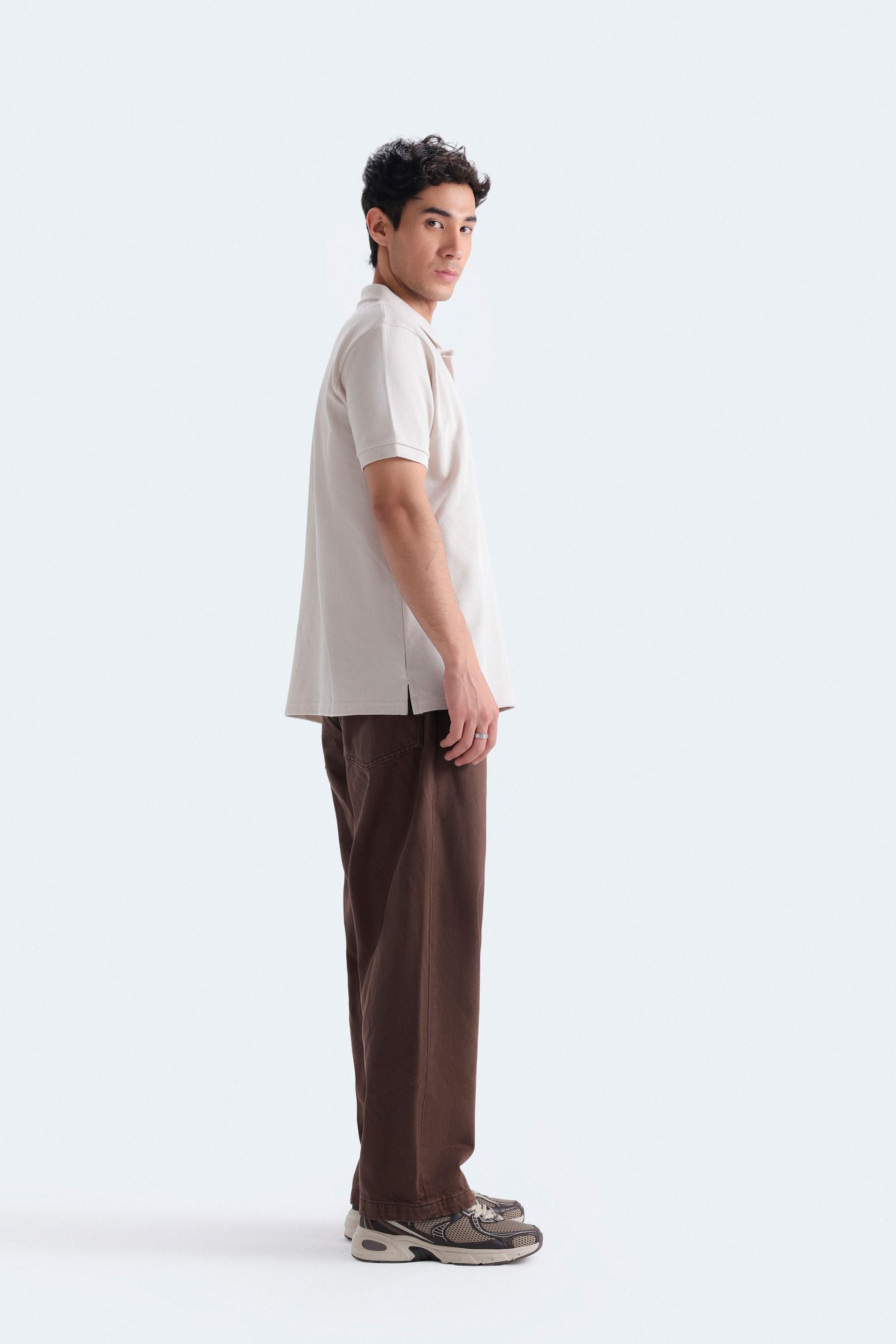 Textured Polo Shirt