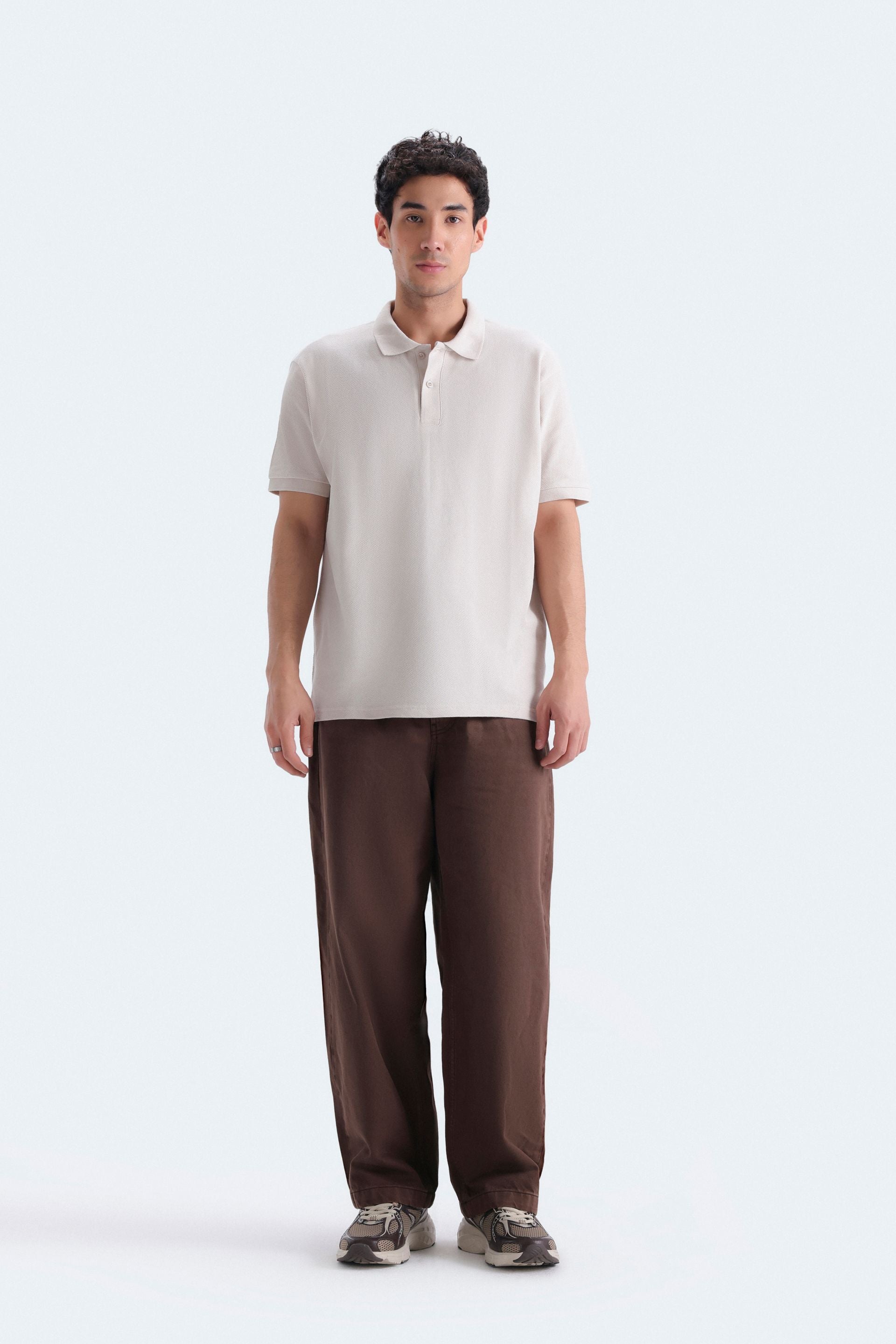 Textured Polo Shirt