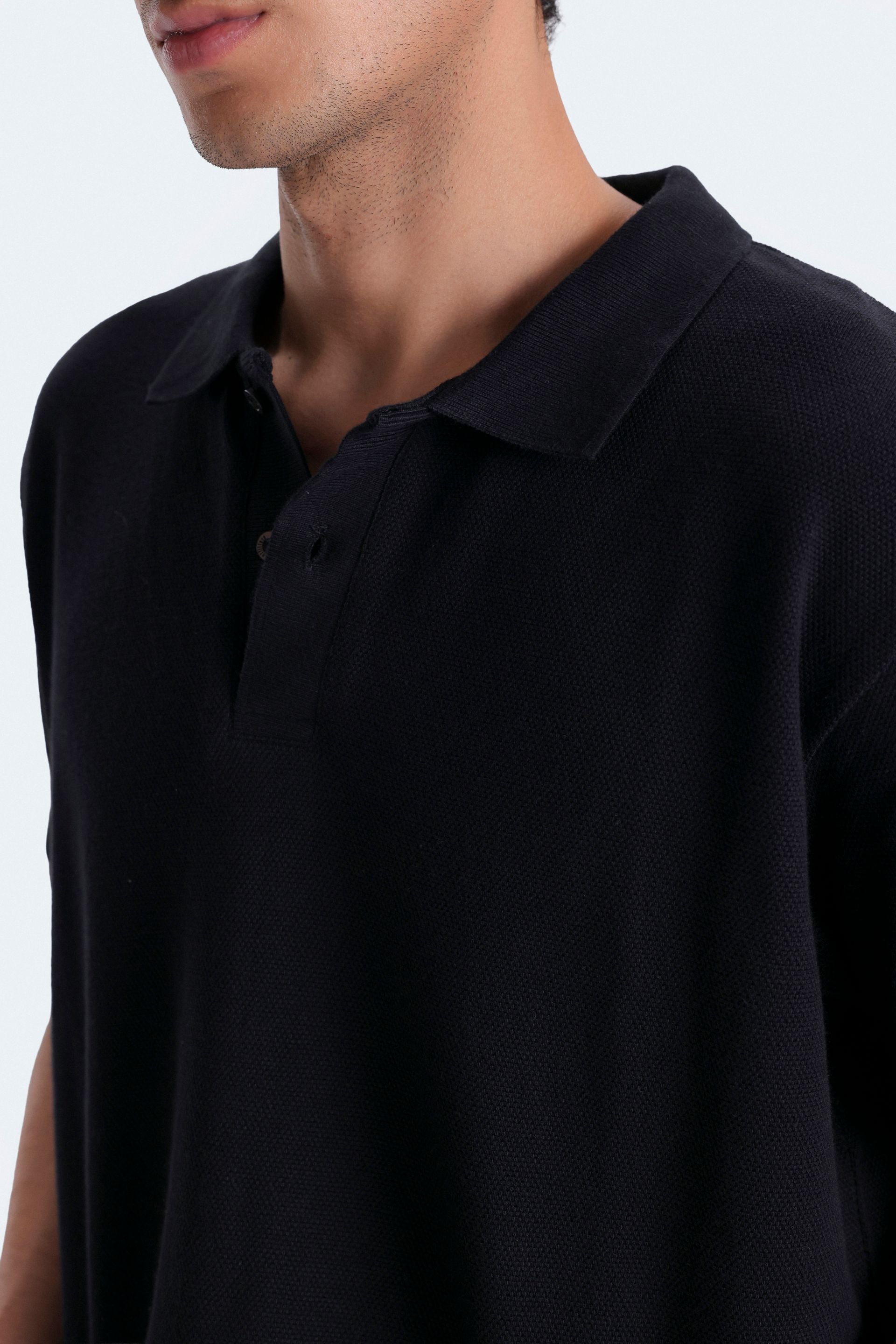 Textured Polo Shirt
