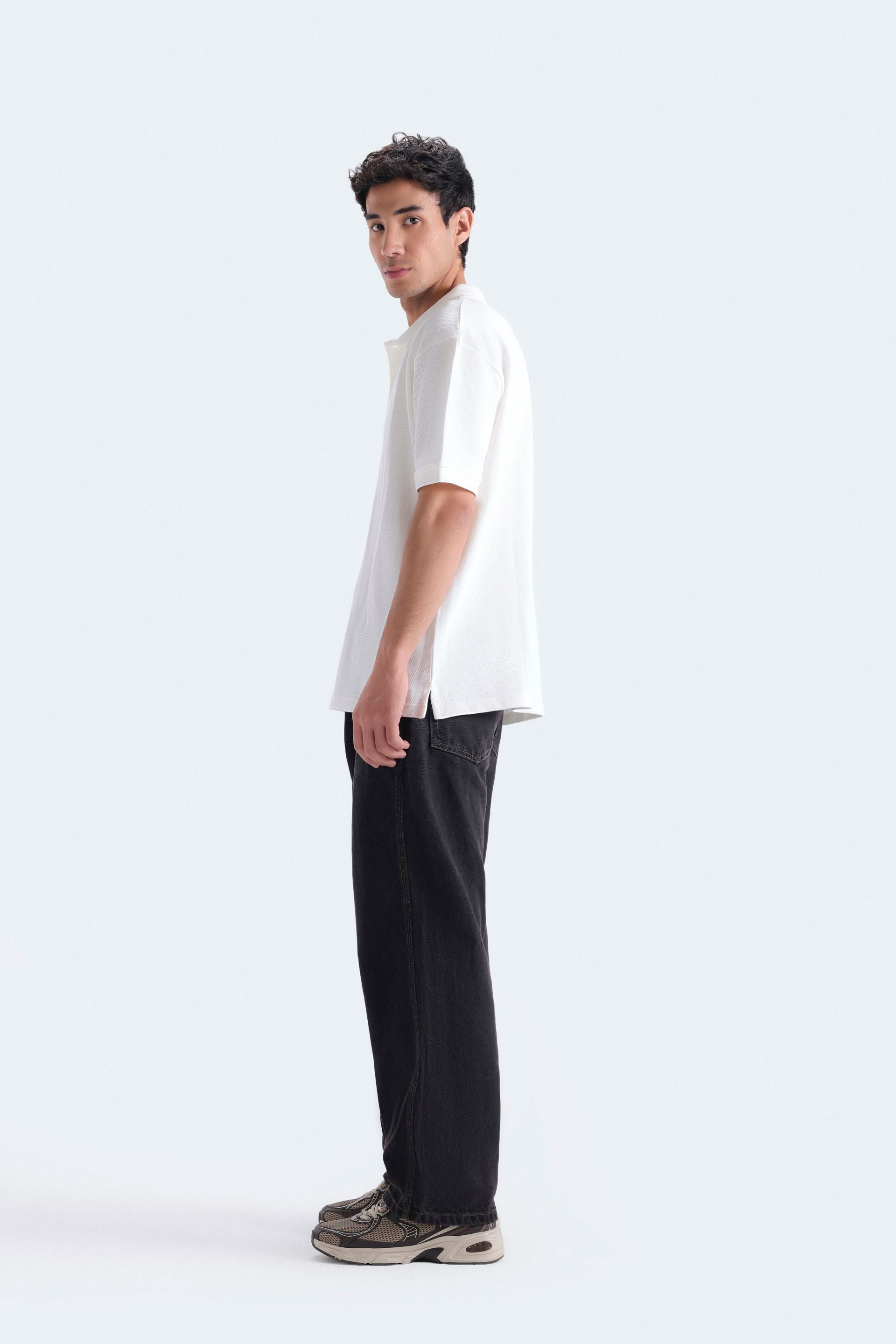 Textured Polo Shirt