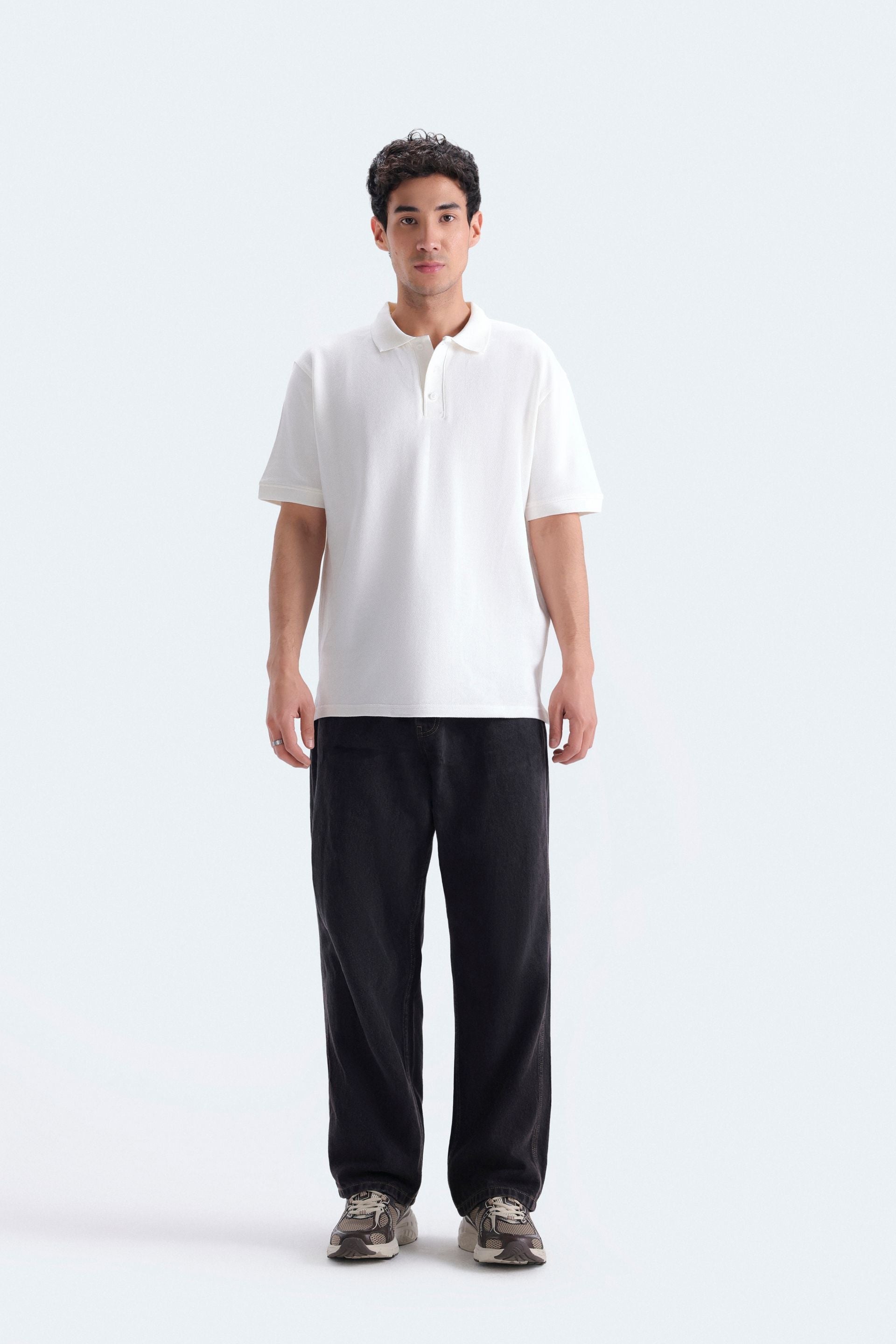 Textured Polo Shirt