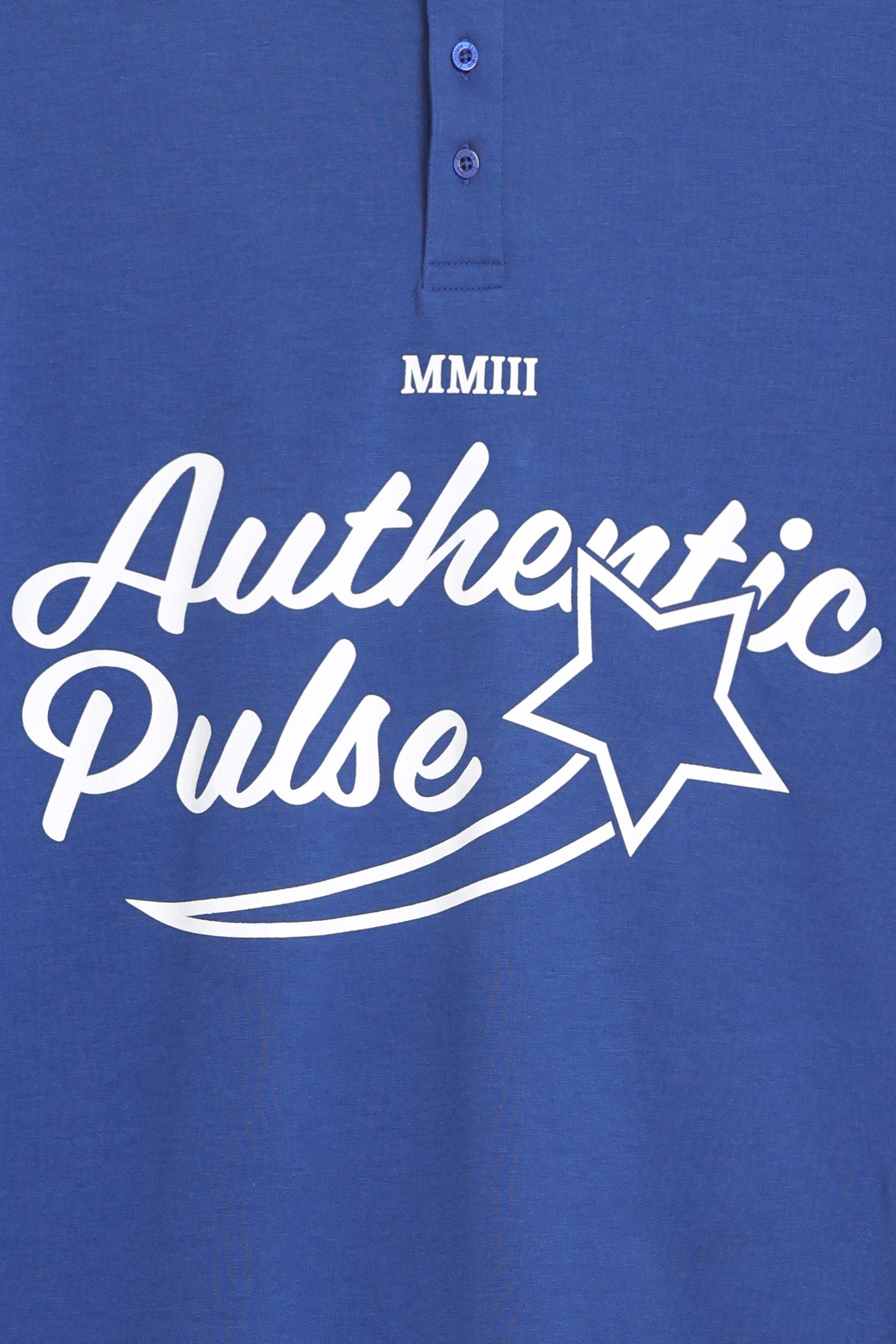 Slogan Print Polo Shirt