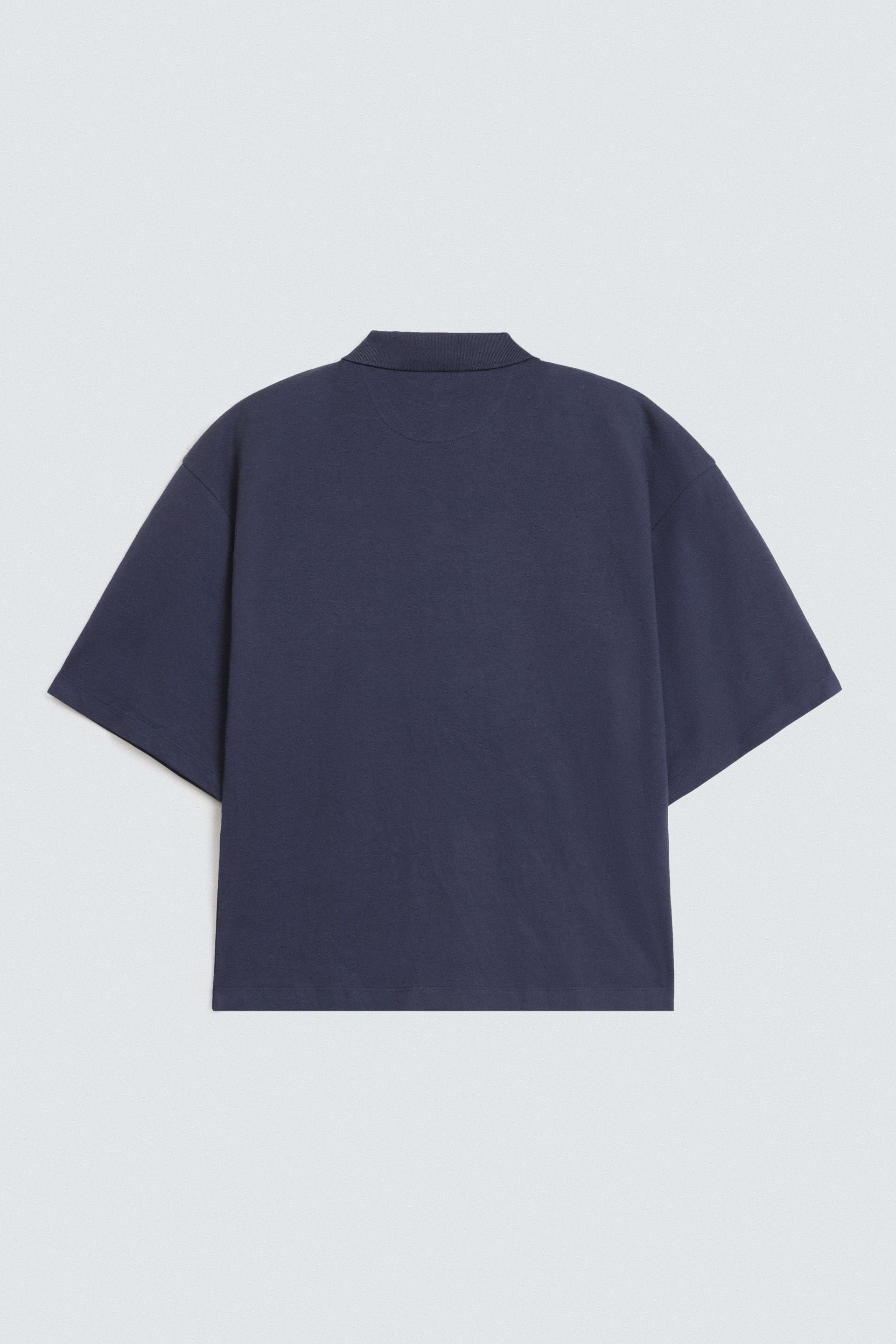 Slogan Print Polo Shirt