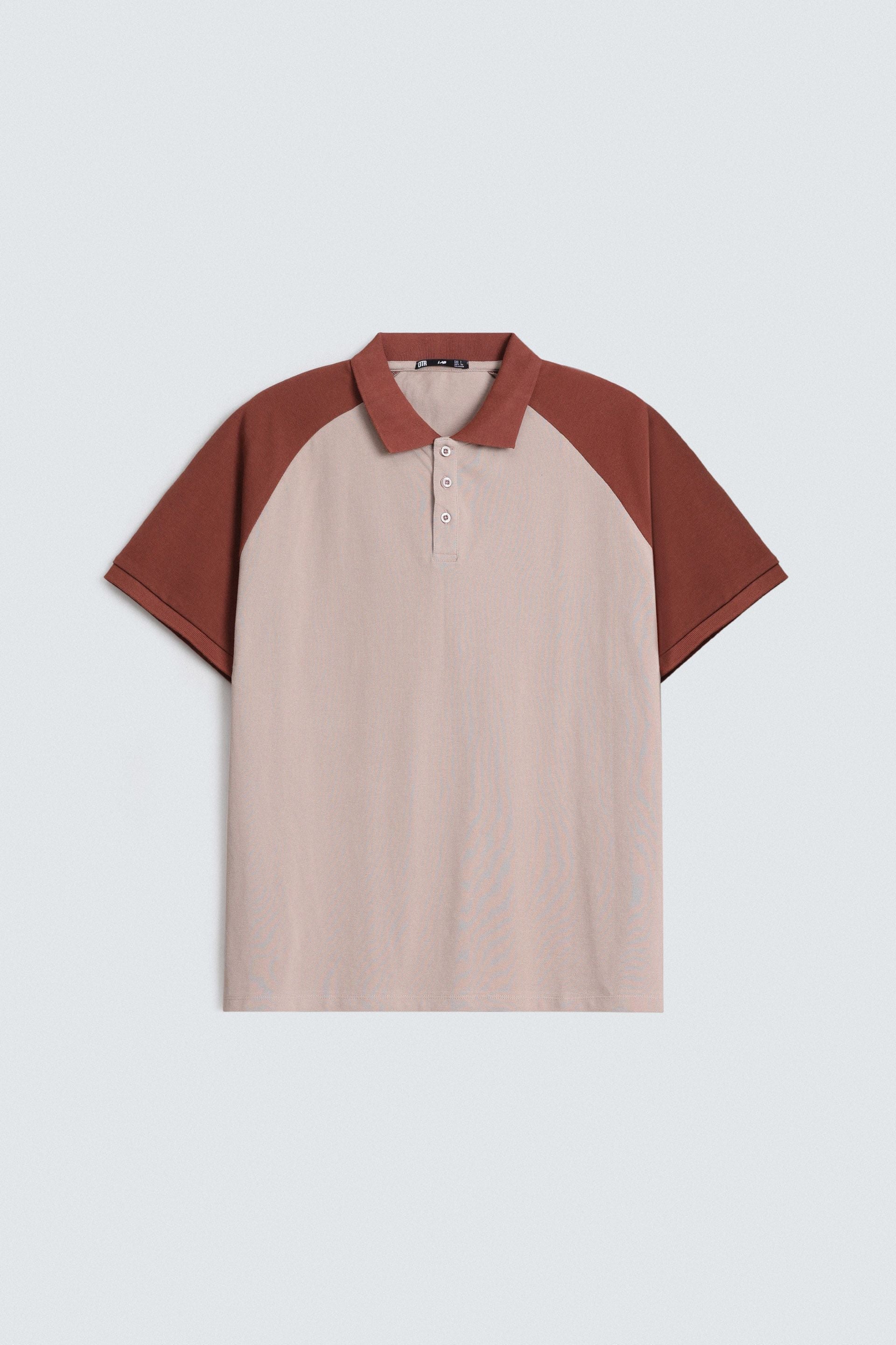 Color Block Polo Shirt