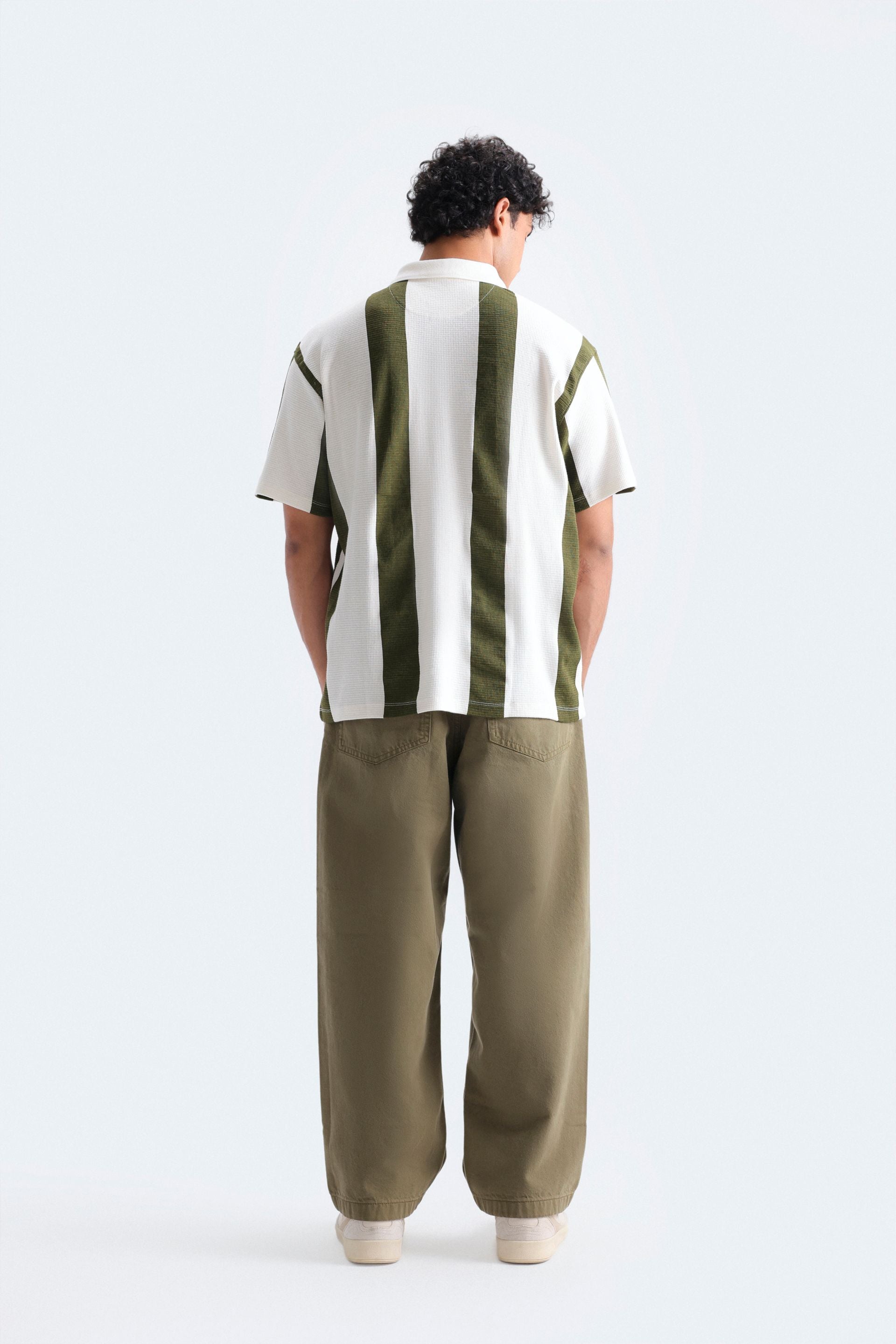 Varsity Striped Polo Shirt