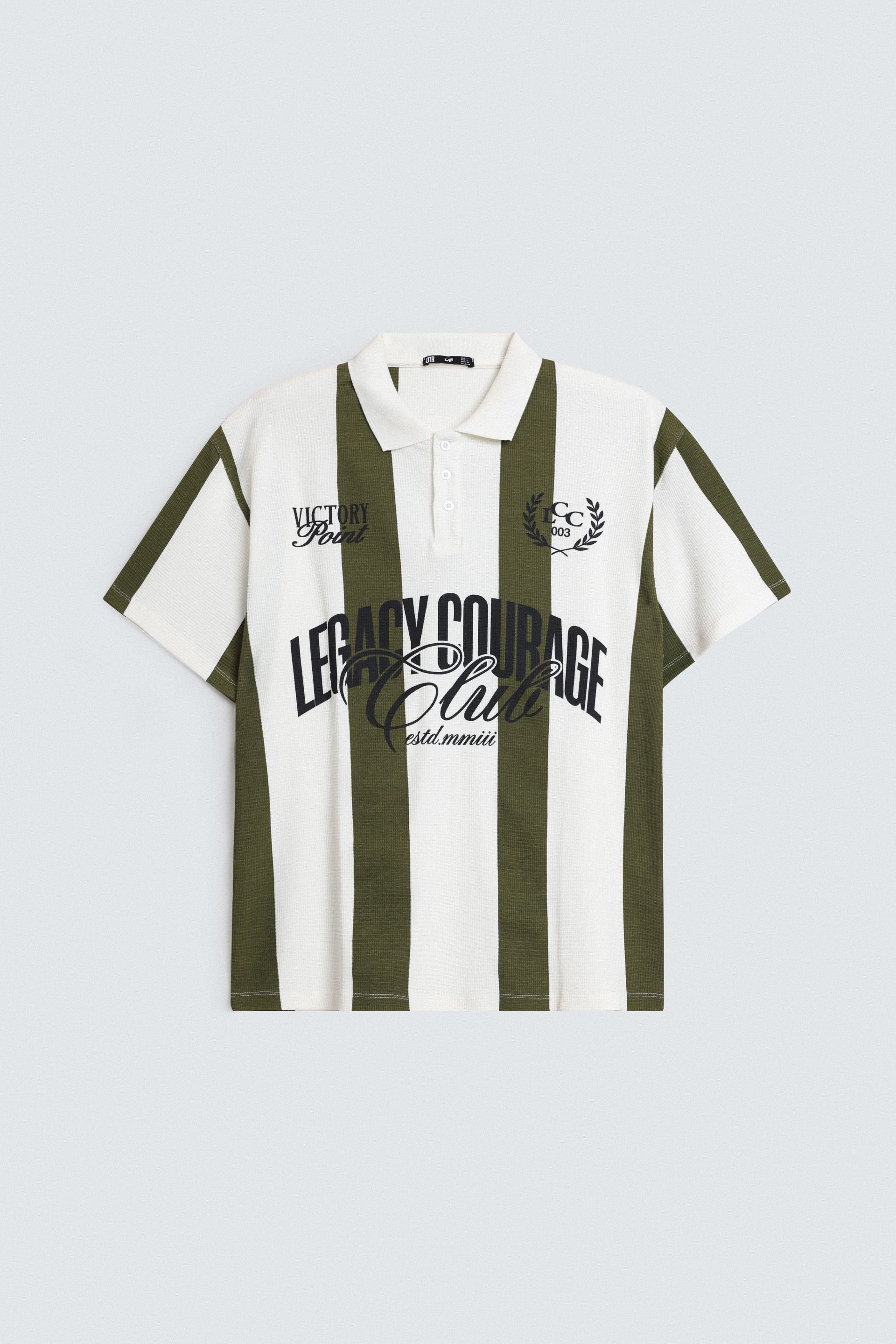 Varsity Striped Polo Shirt