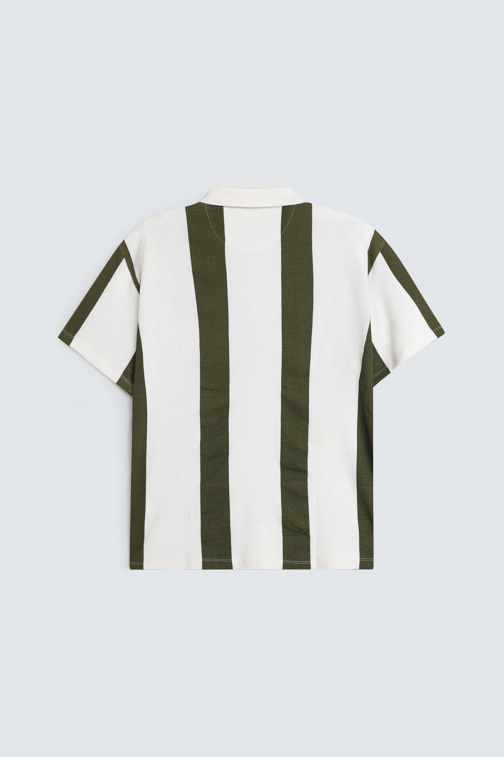Varsity Striped Polo Shirt