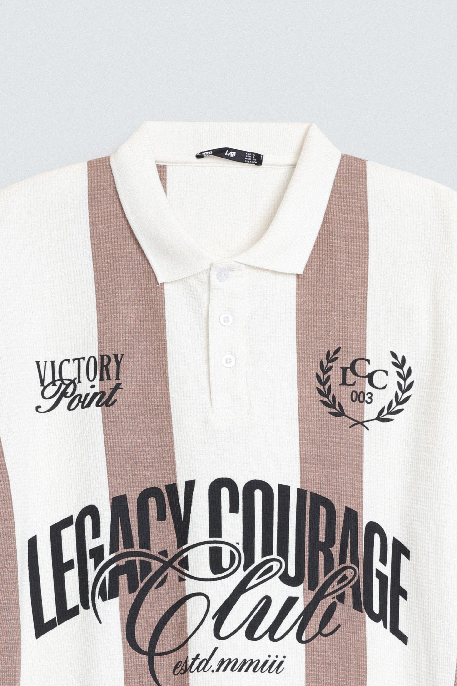 Varsity Striped Polo Shirt