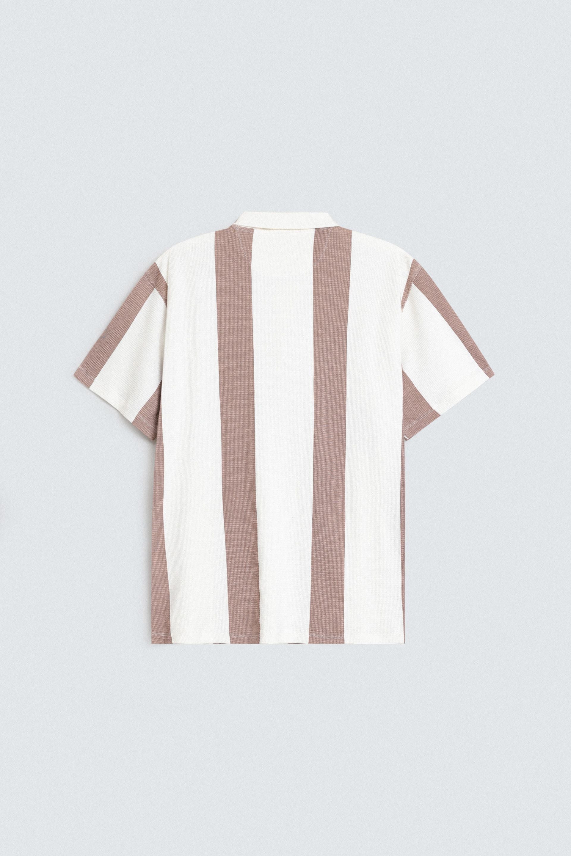 Varsity Striped Polo Shirt