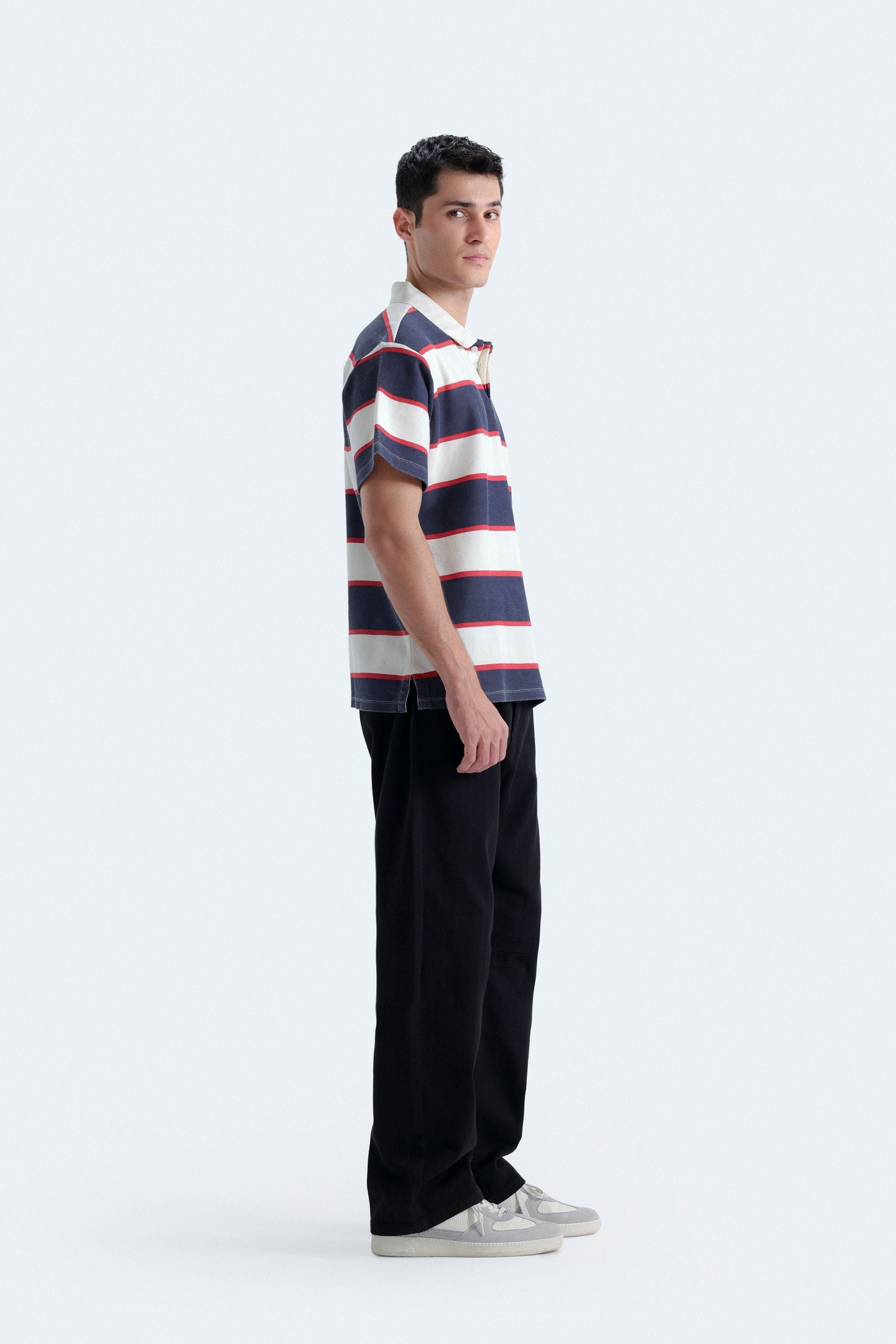 Striped Polo Shirt