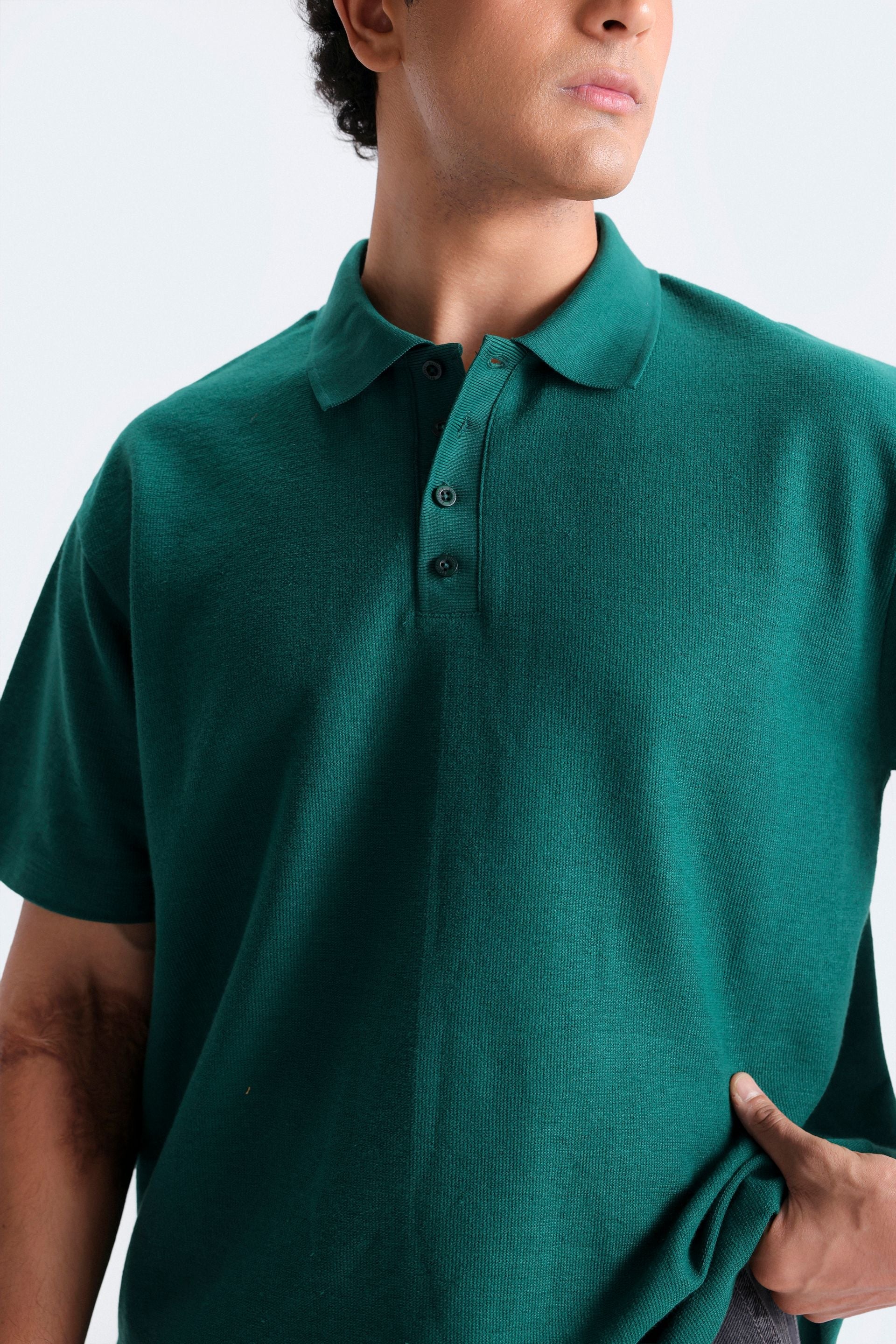 Knitted Polo Shirt