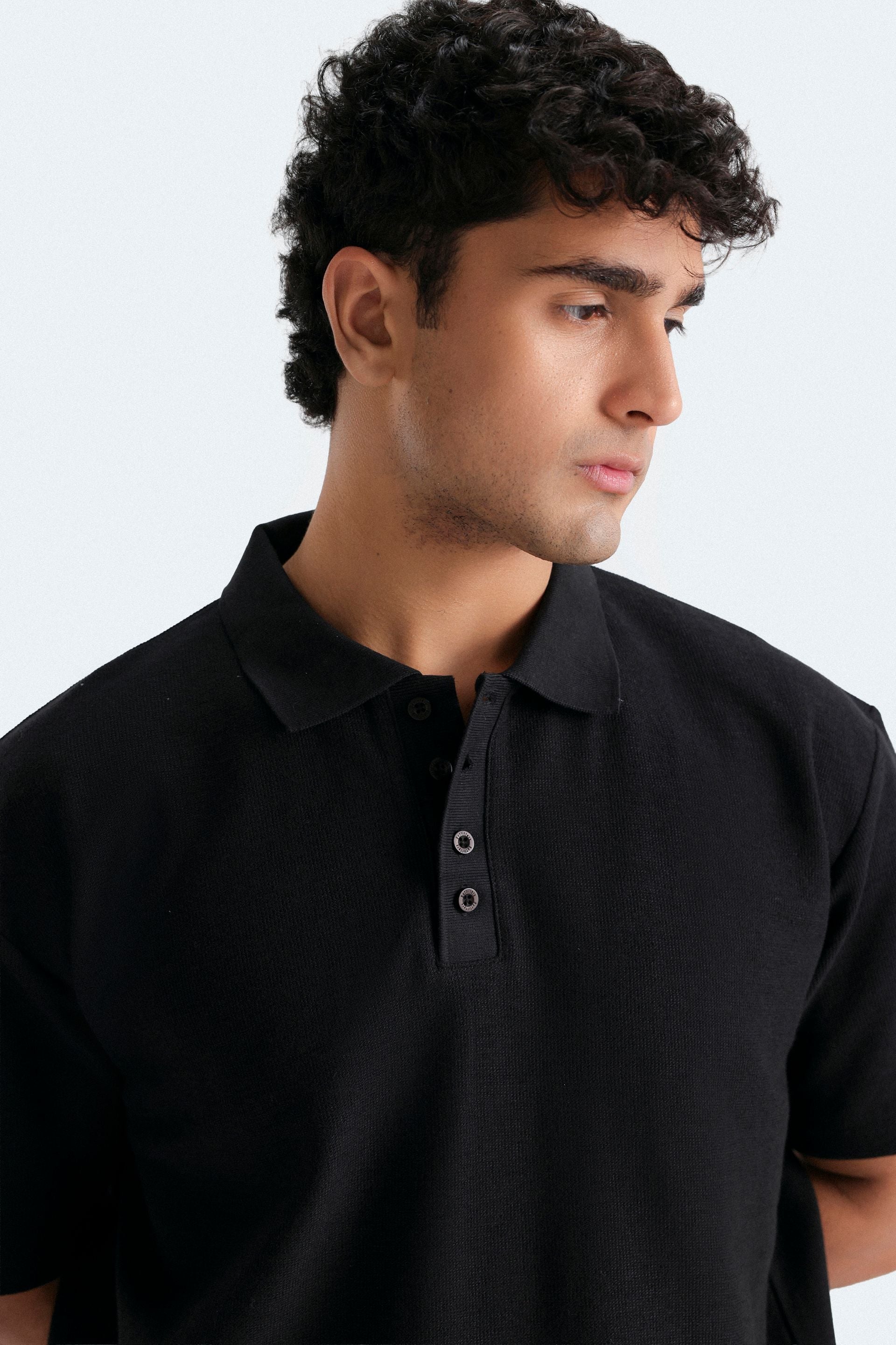 Knitted Polo Shirt