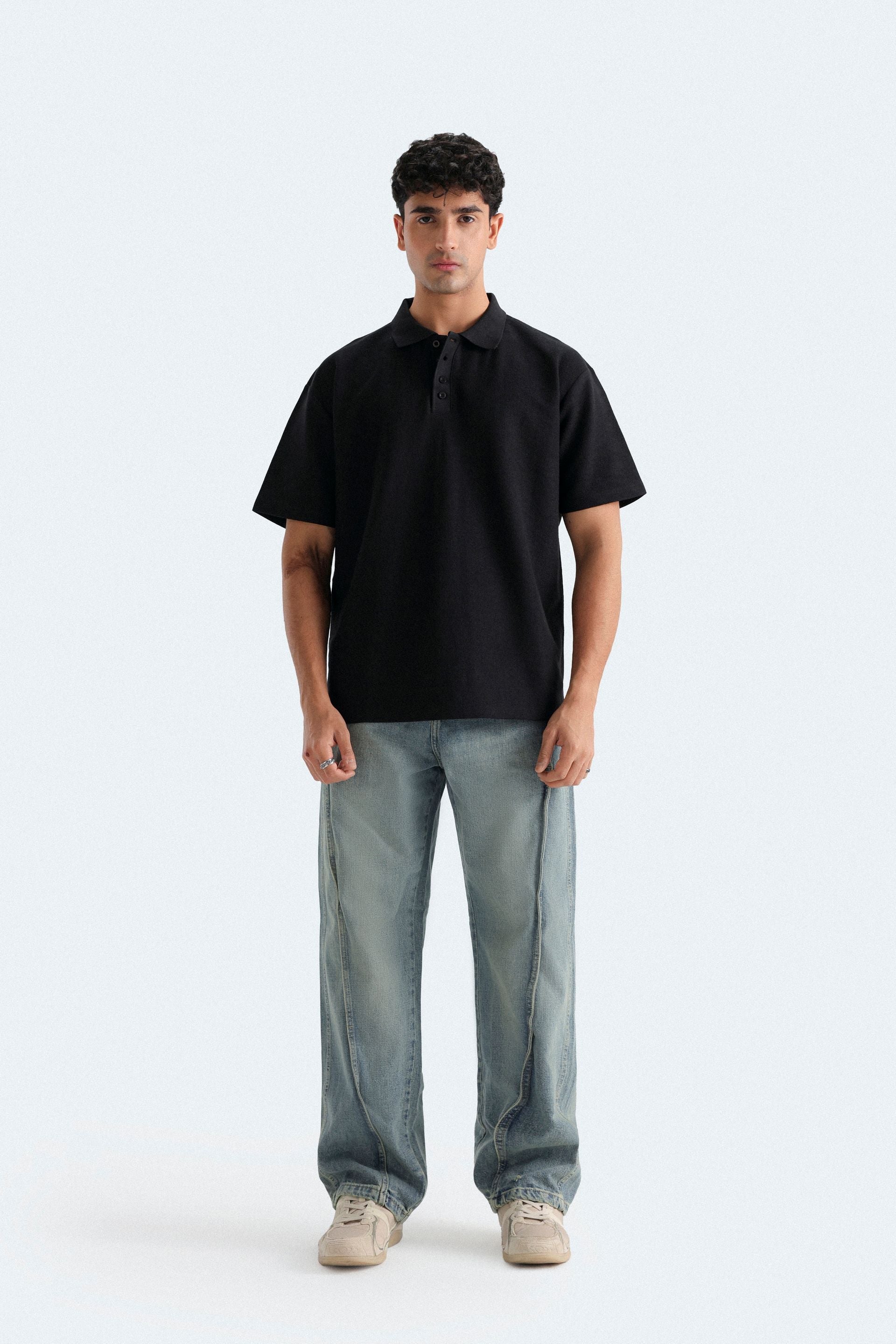 Knitted Polo Shirt