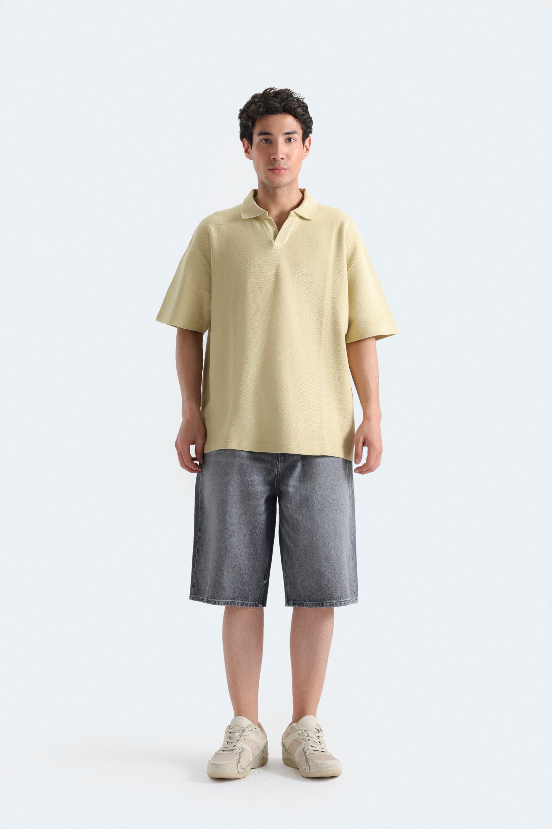 Textured Polo Shirt