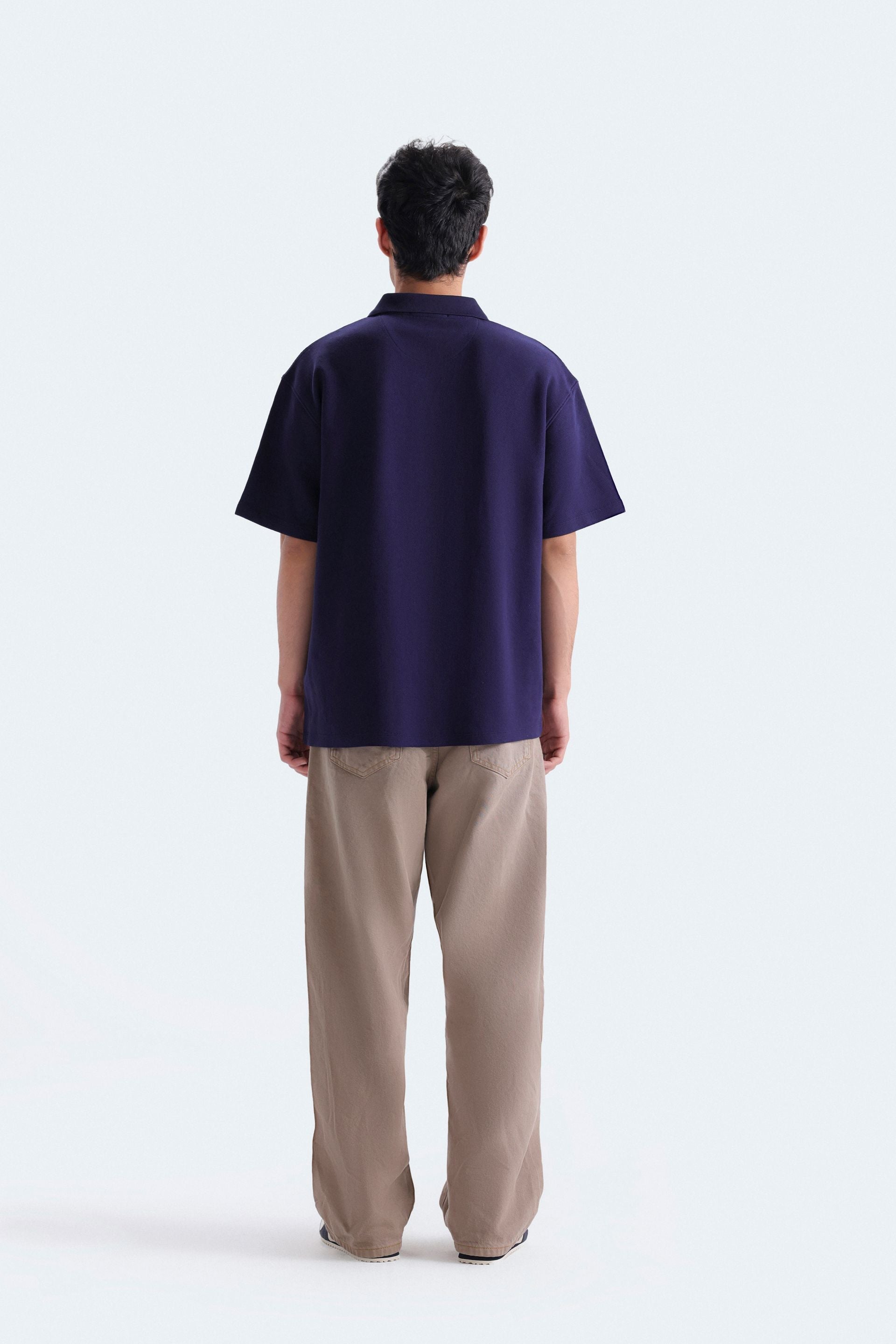 Textured Polo Shirt