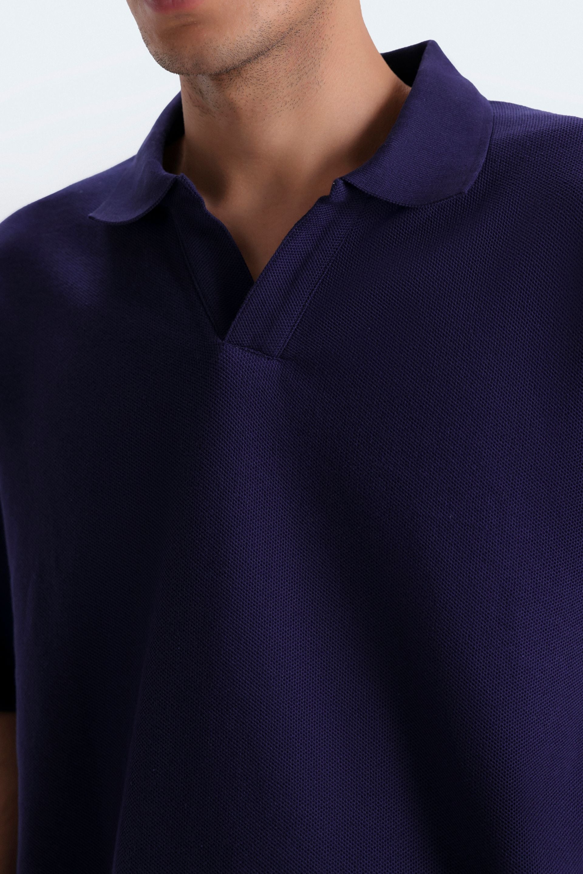 Textured Polo Shirt
