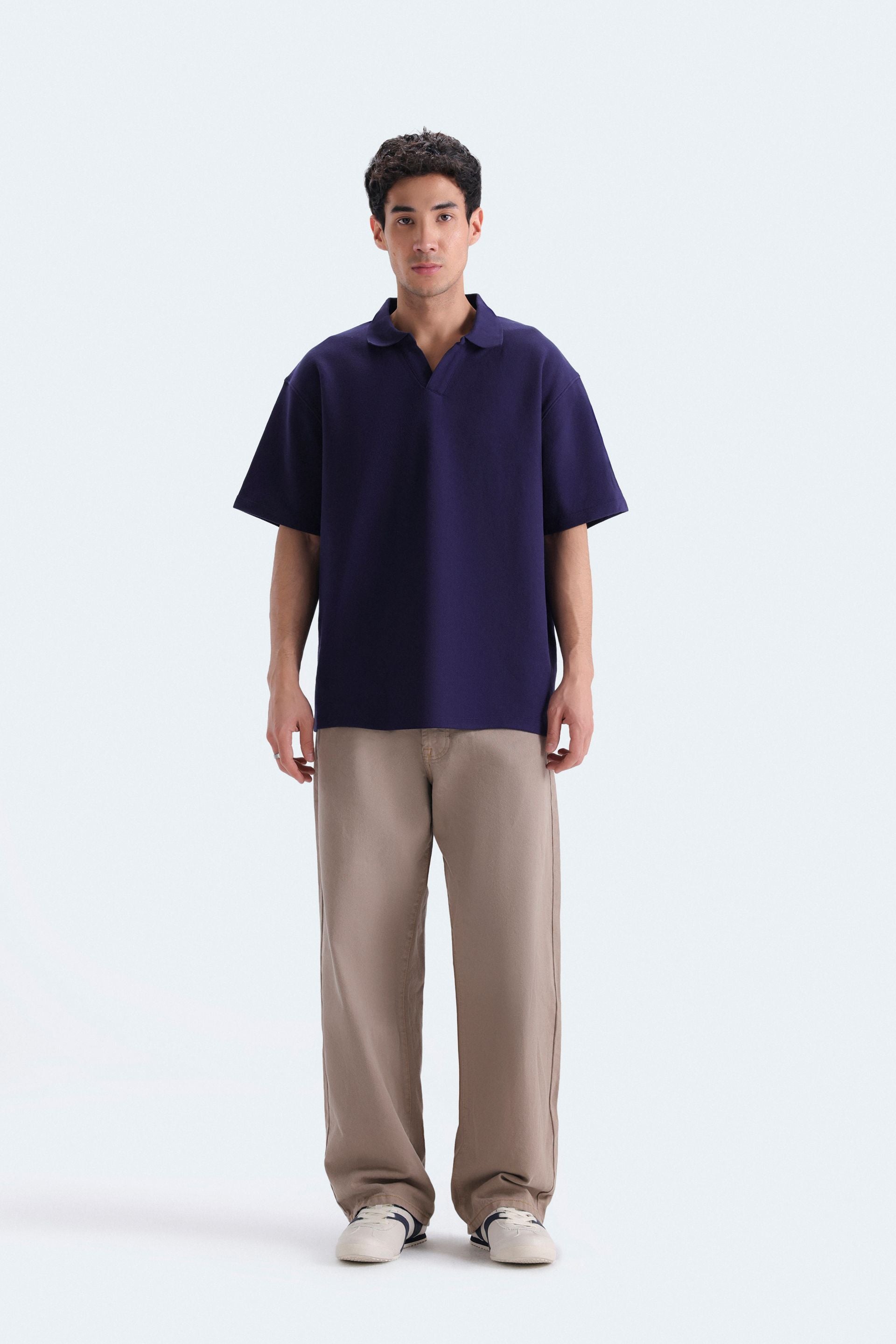 Textured Polo Shirt