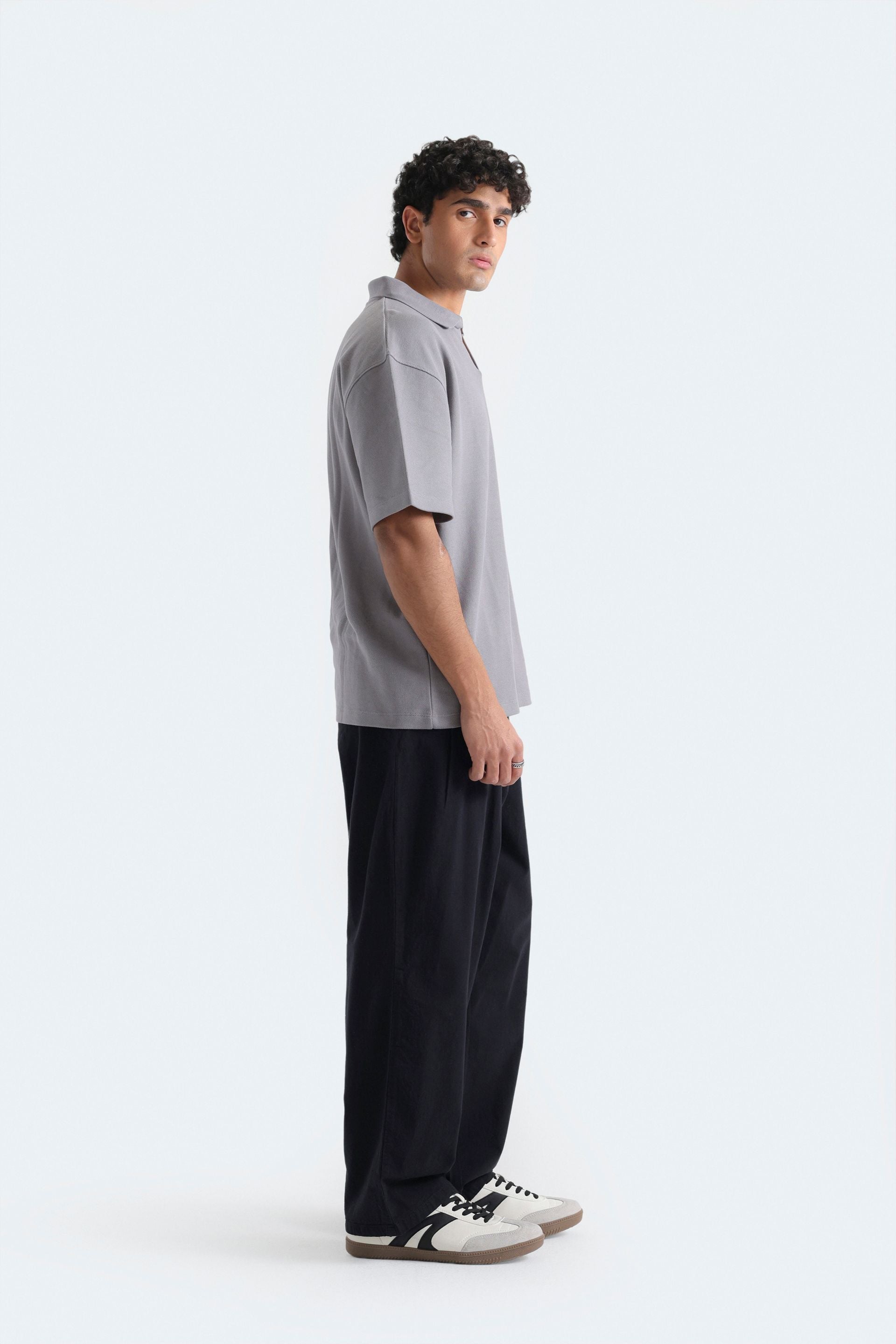 Textured Polo Shirt
