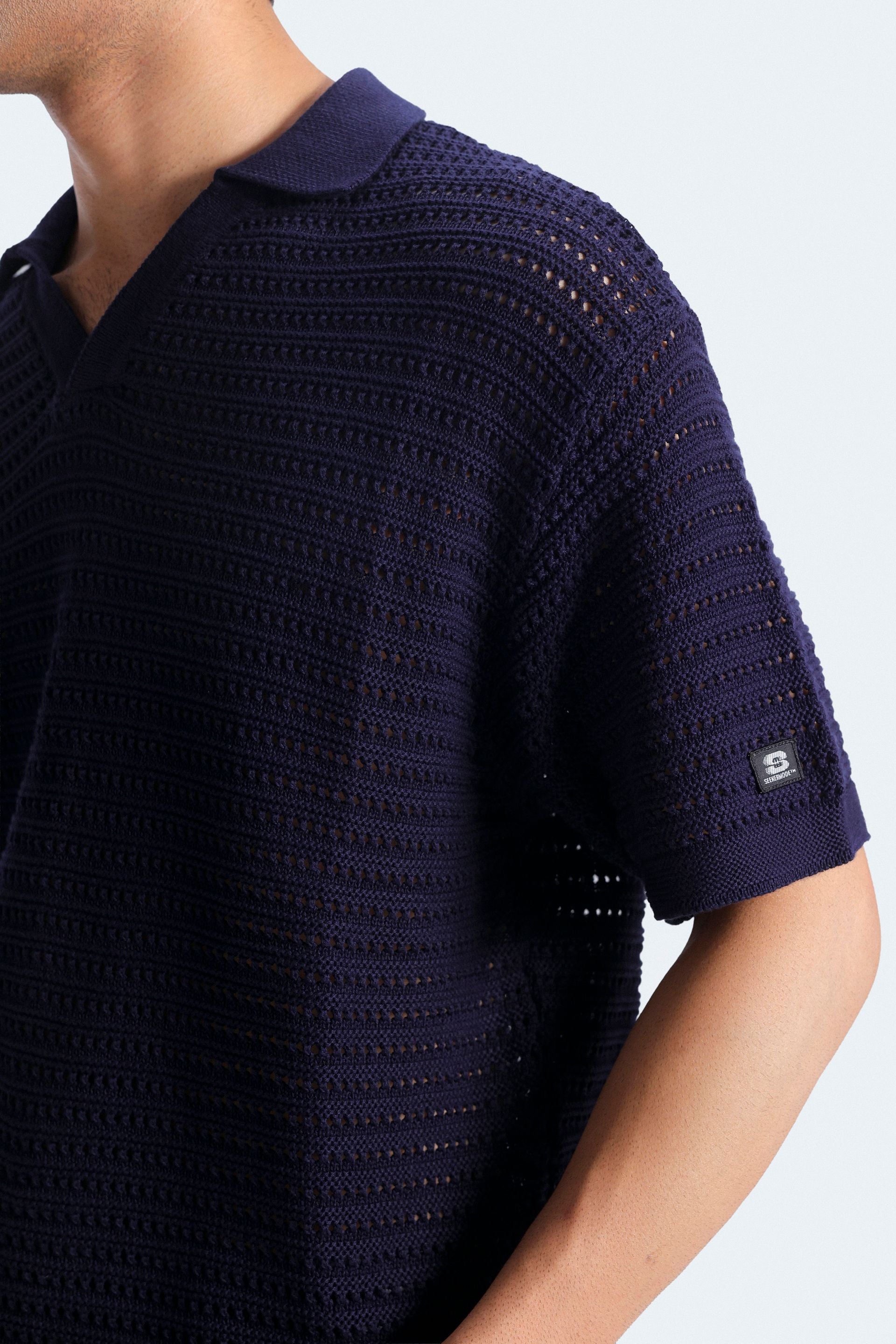 Knitted Polo Shirt