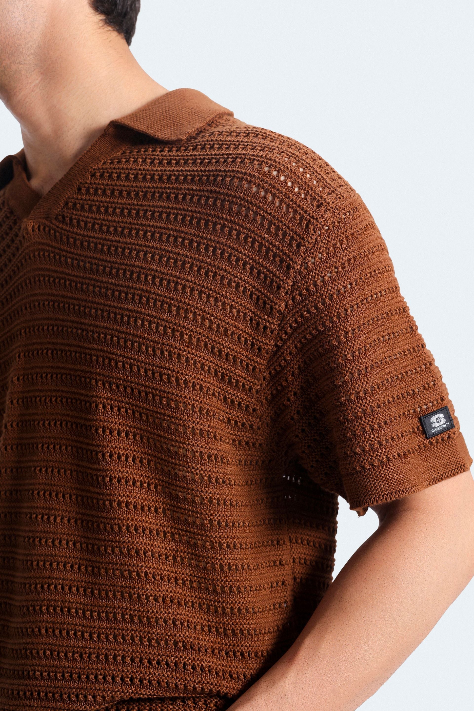 Knitted Polo Shirt