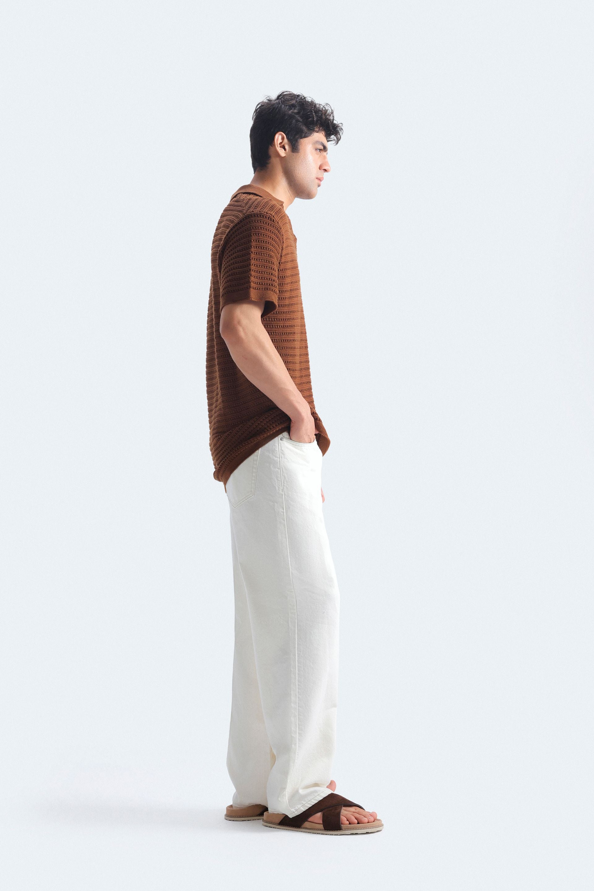Knitted Polo Shirt