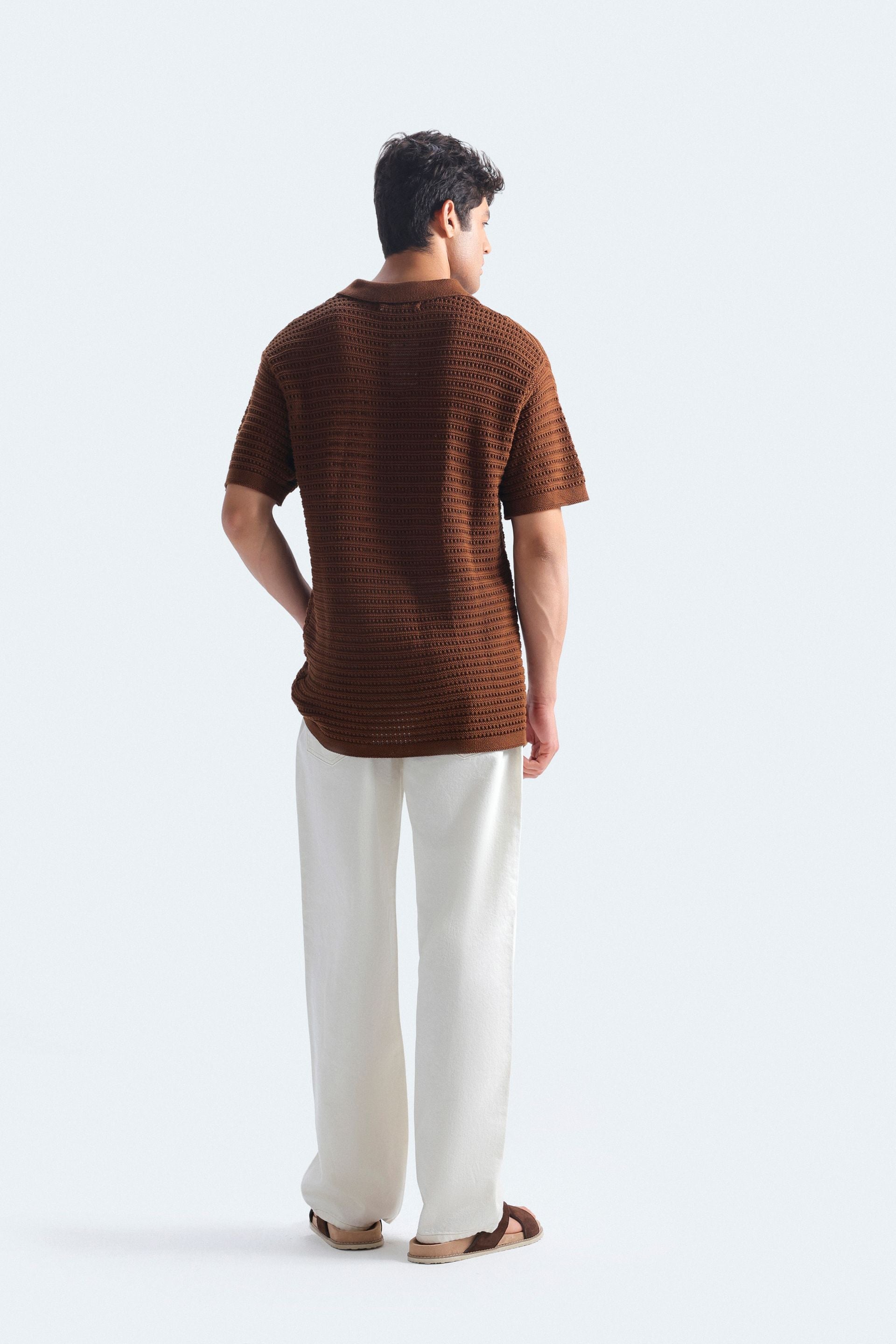 Knitted Polo Shirt