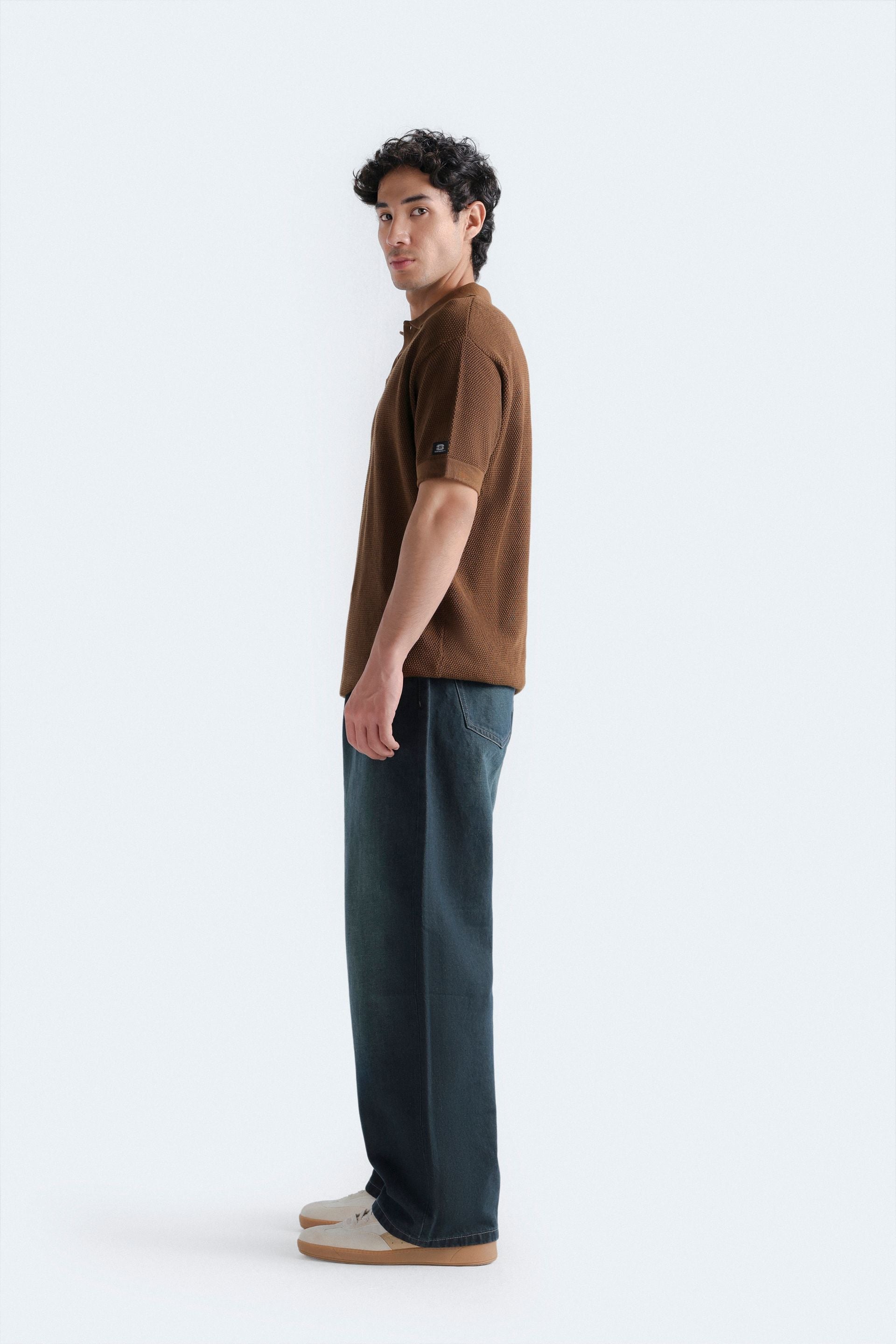 Textured Polo Shirt