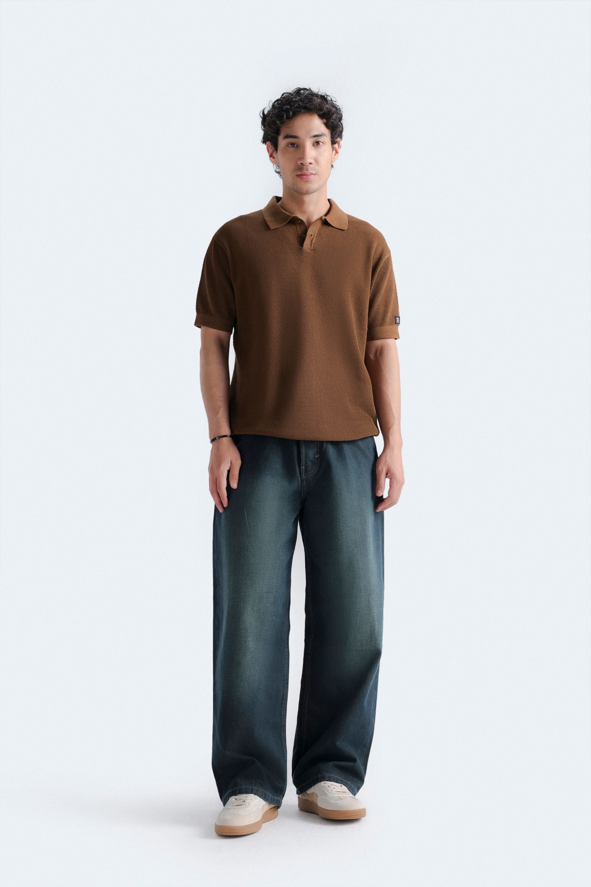 Textured Polo Shirt