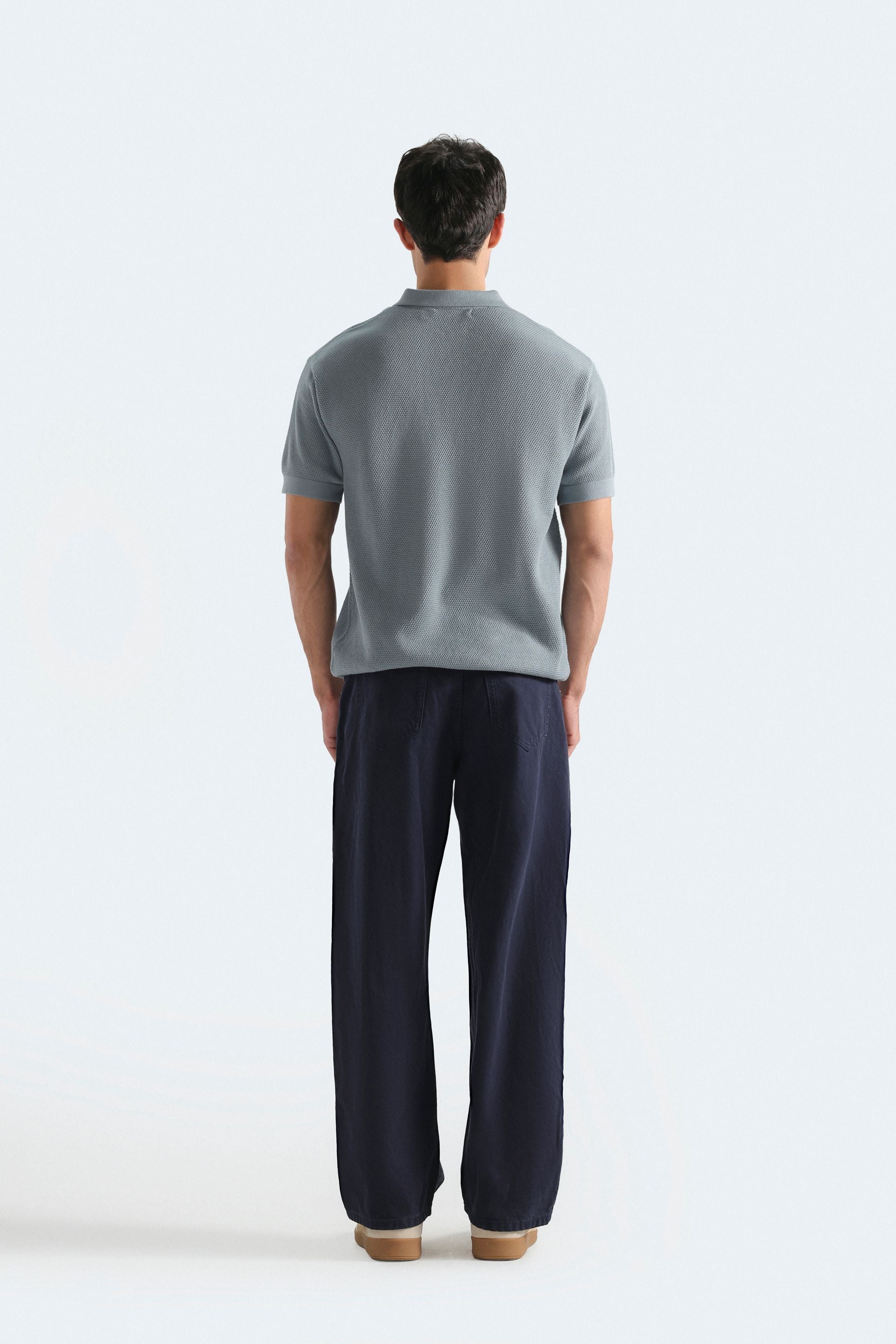 Textured Polo Shirt