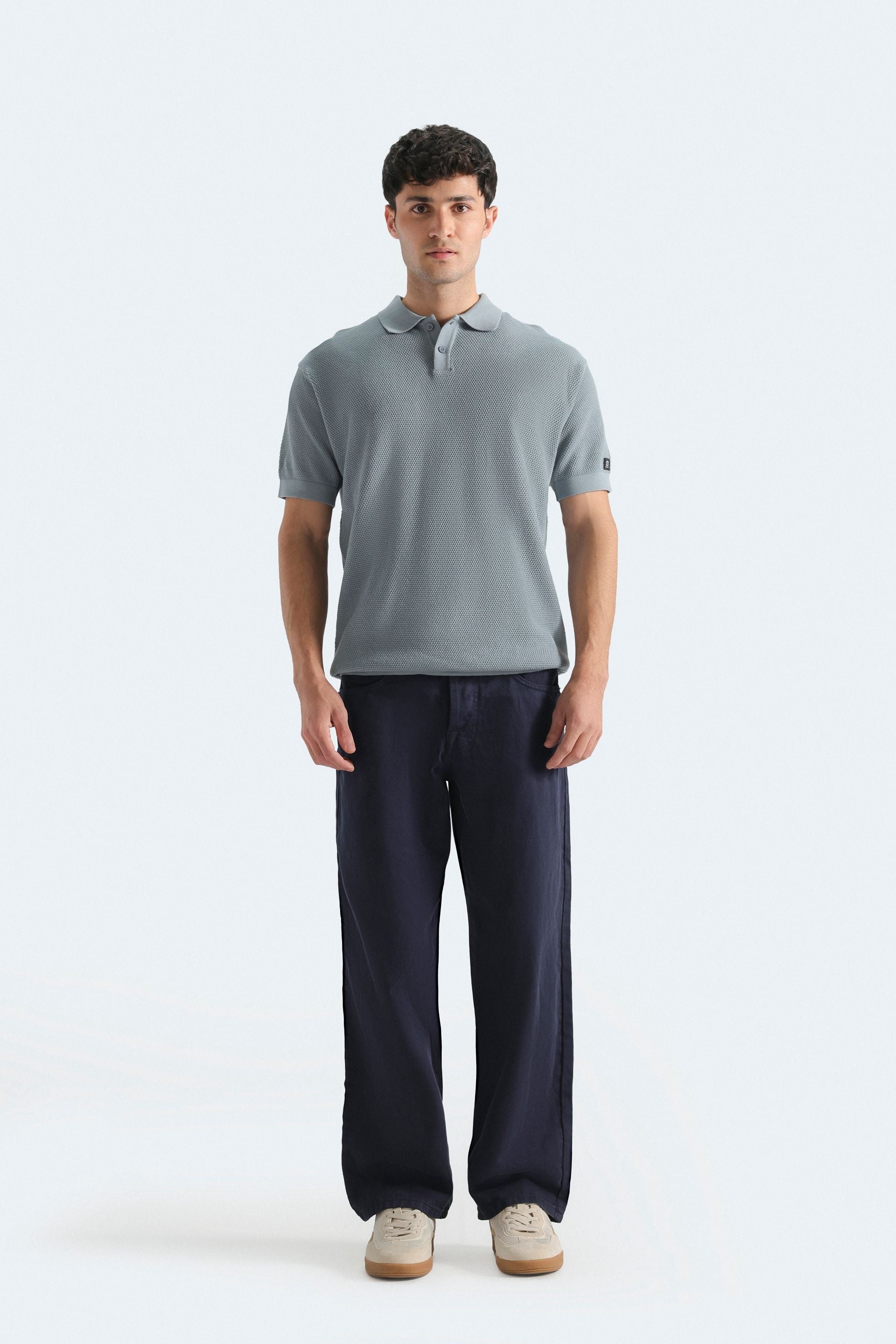 Textured Polo Shirt