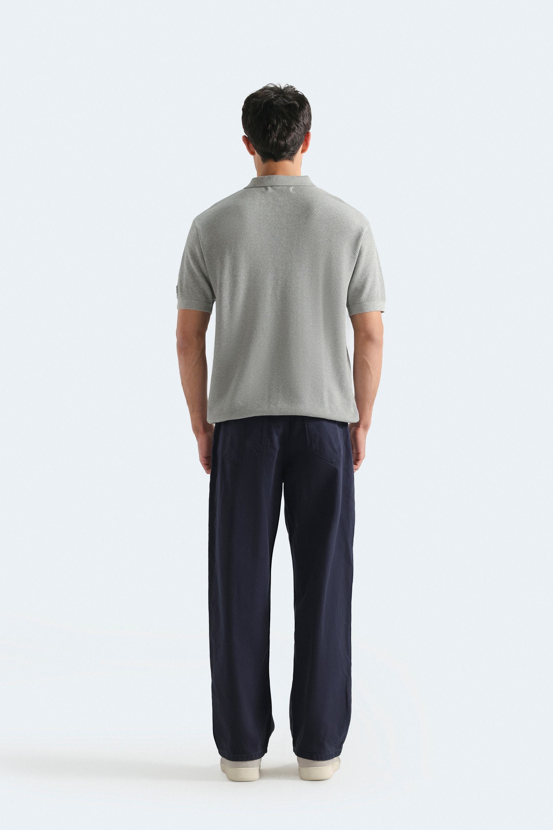 Textured Polo Shirt