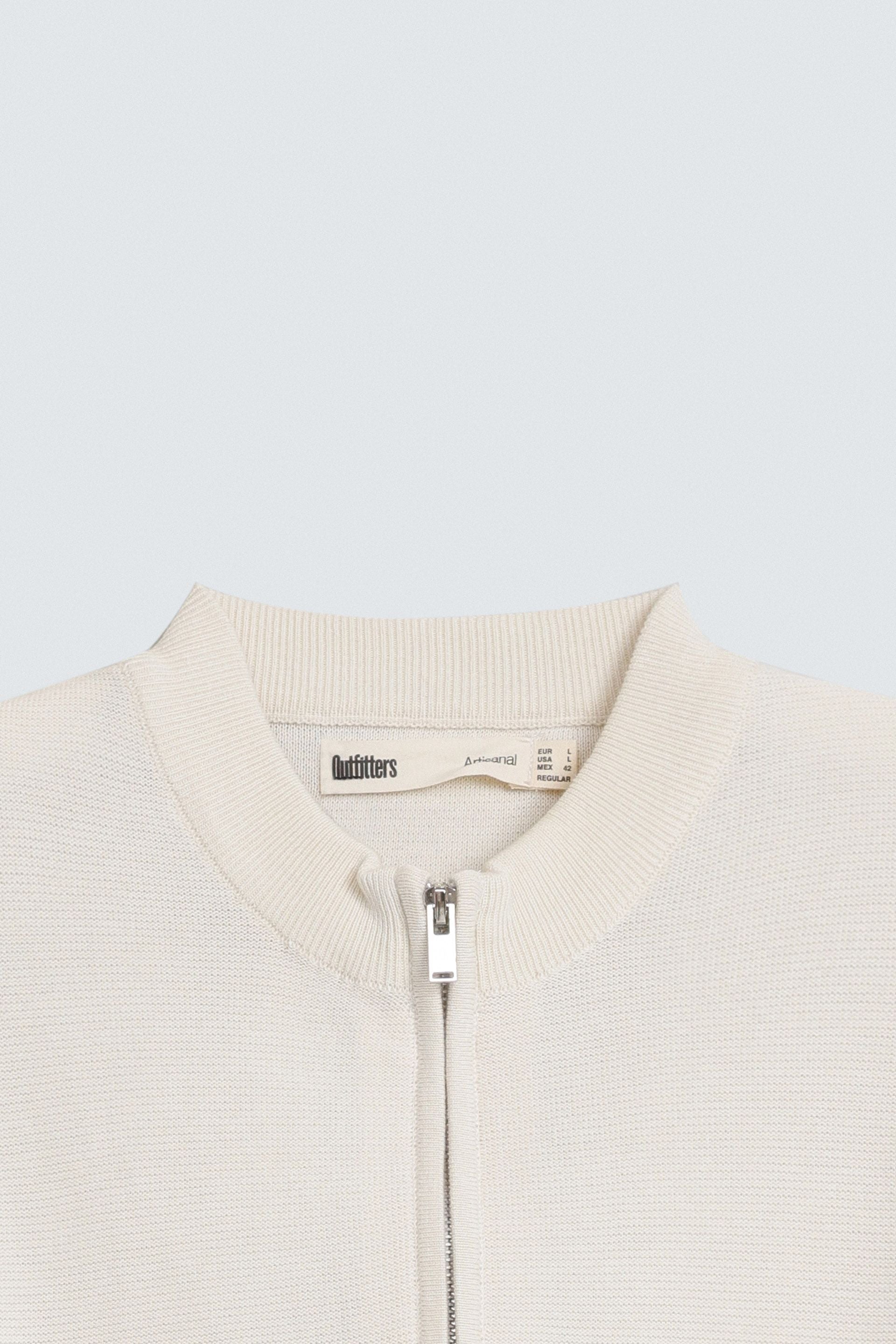 Quarter Zip-Up Polo Shirt