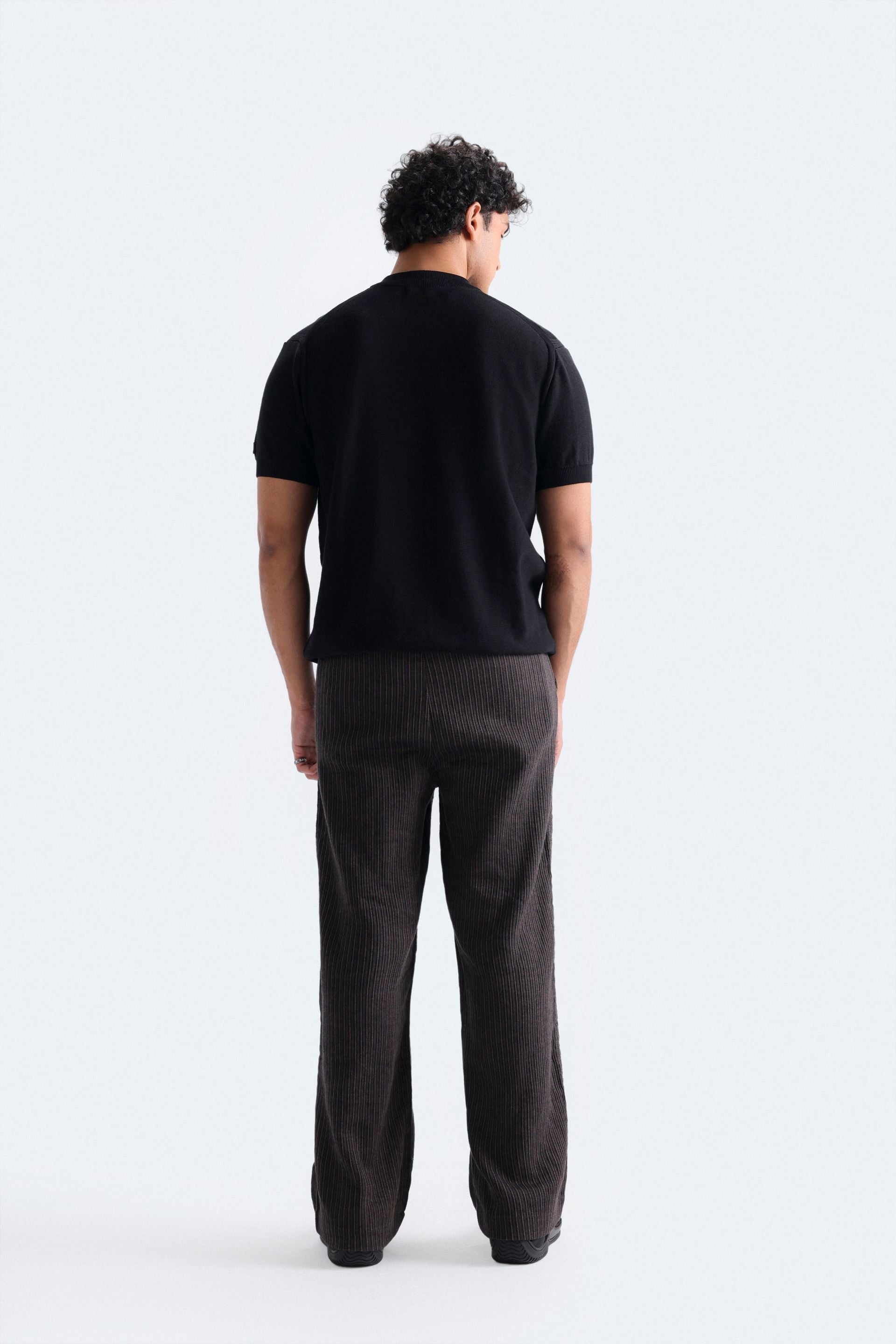 Quarter Zip-Up Polo Shirt