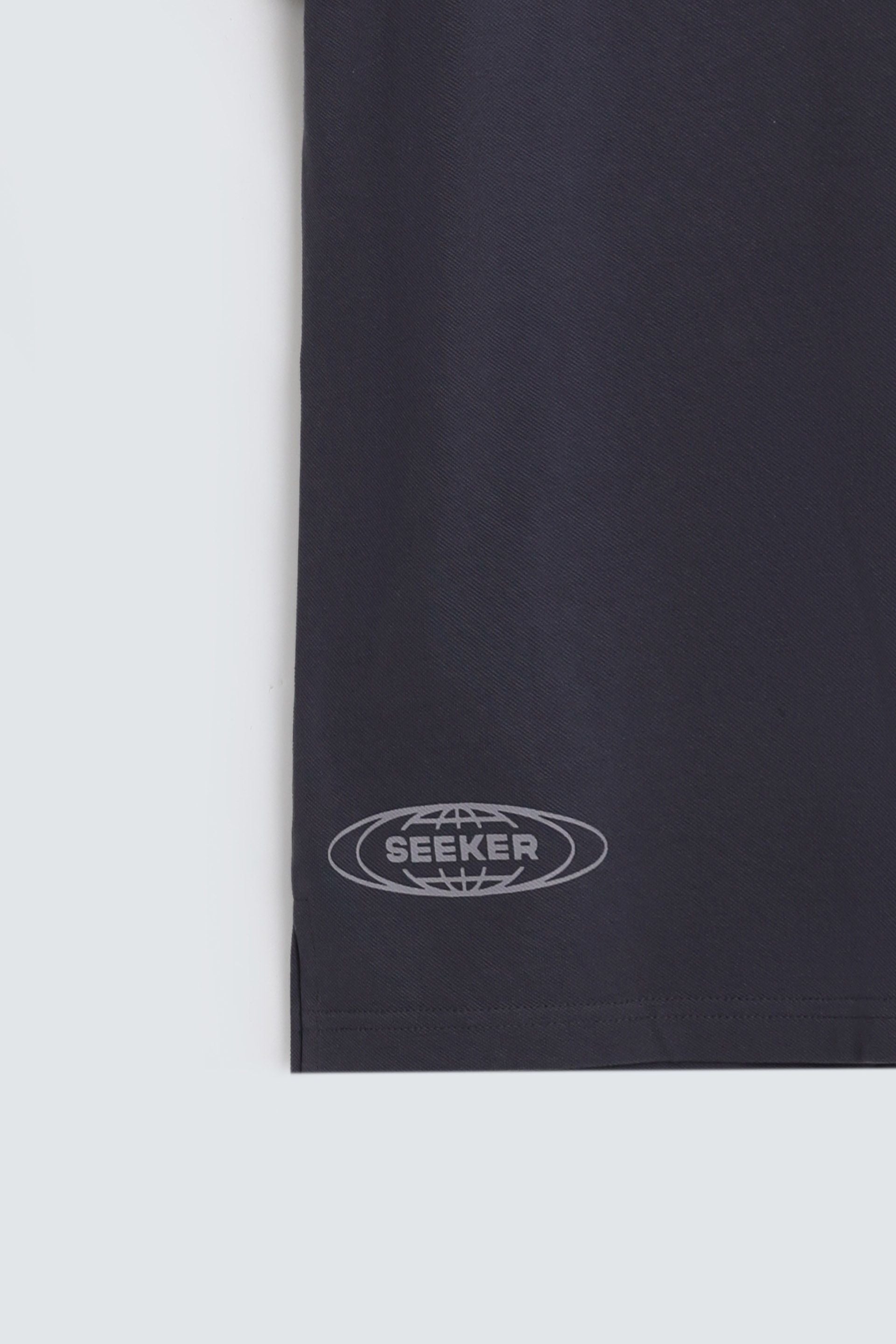 Slogan Print Polo Shirt