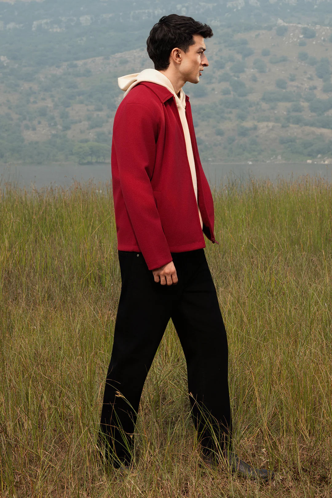 Felted Jacket – Wine