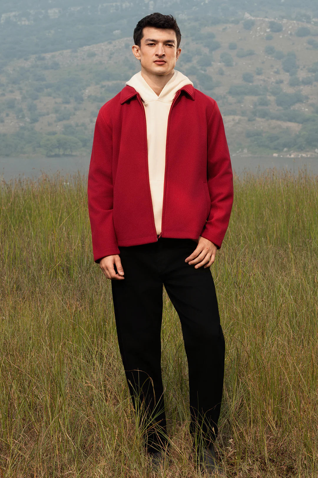 Felted Jacket – Wine