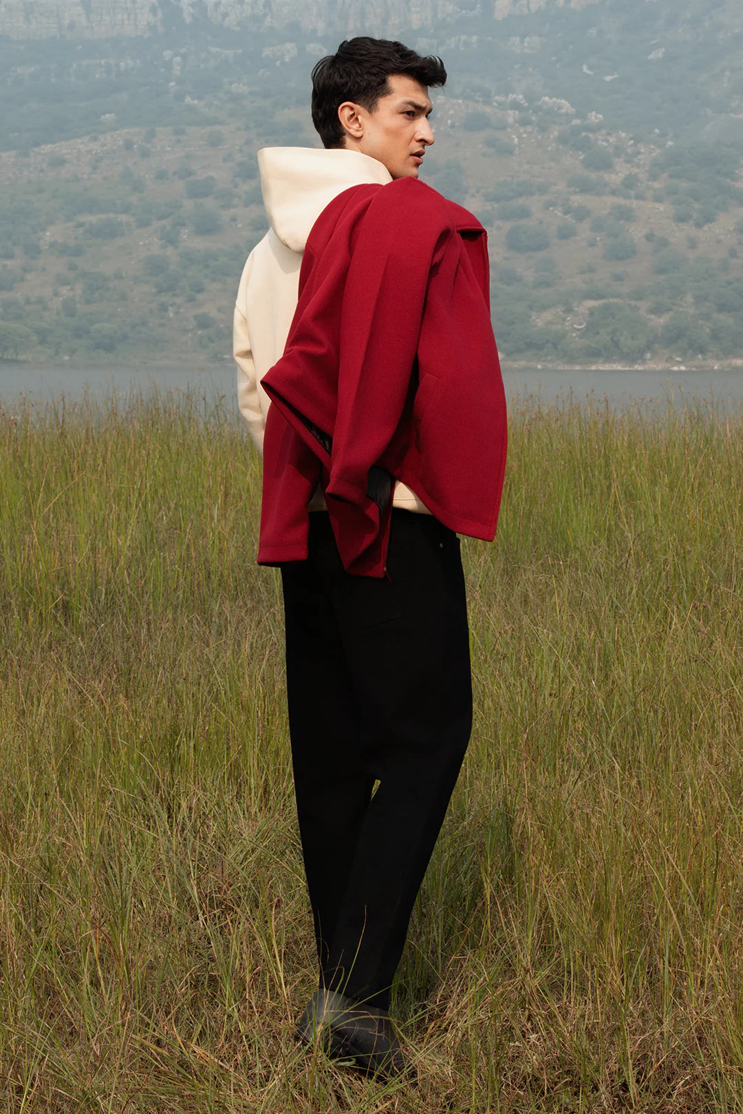 Felted Jacket – Wine