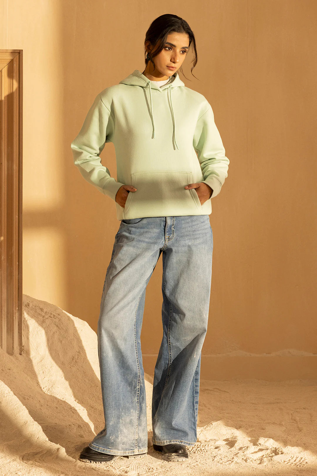 Graphic Hoodie – Light Green