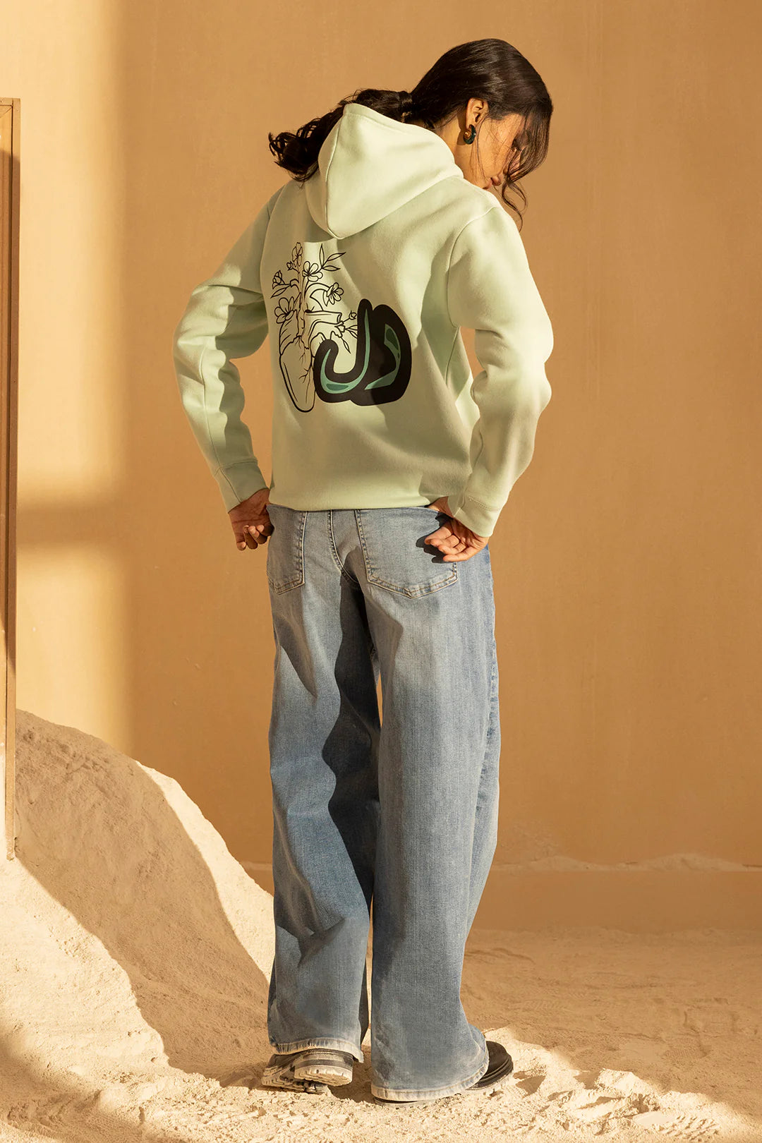 Graphic Hoodie – Light Green