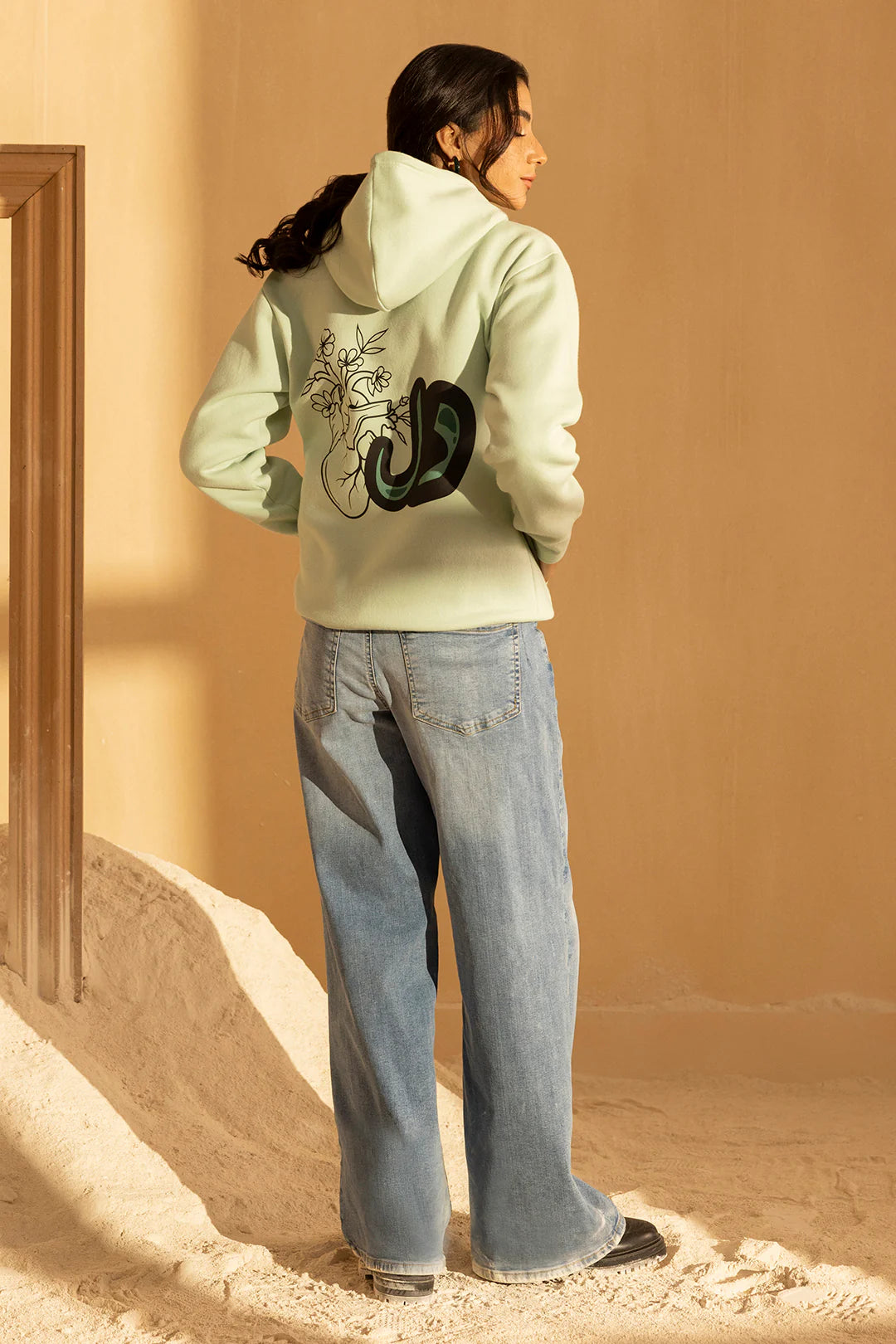 Graphic Hoodie – Light Green