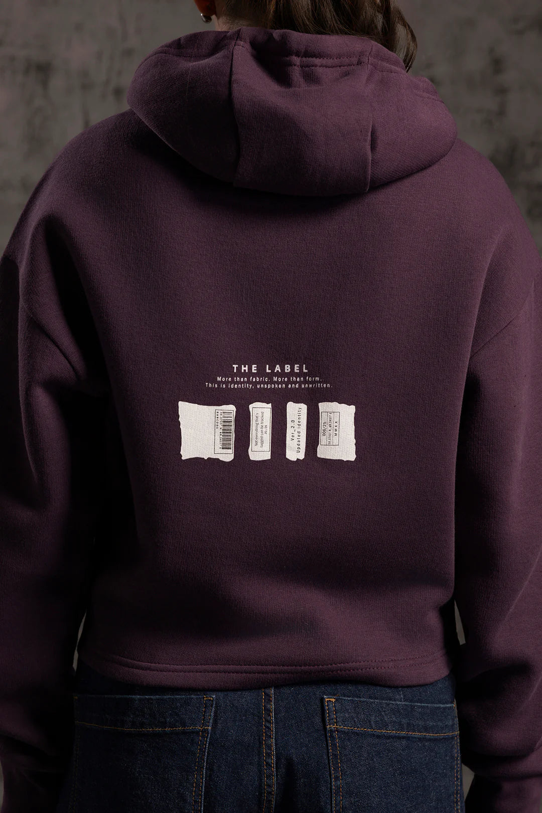 Graphic Hoodie in Purple