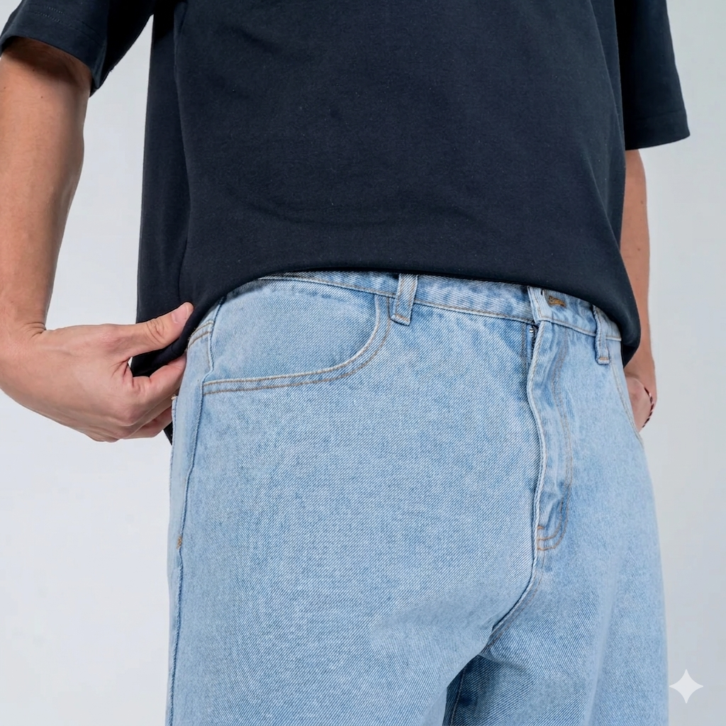 Light Blue Baggy Jeans