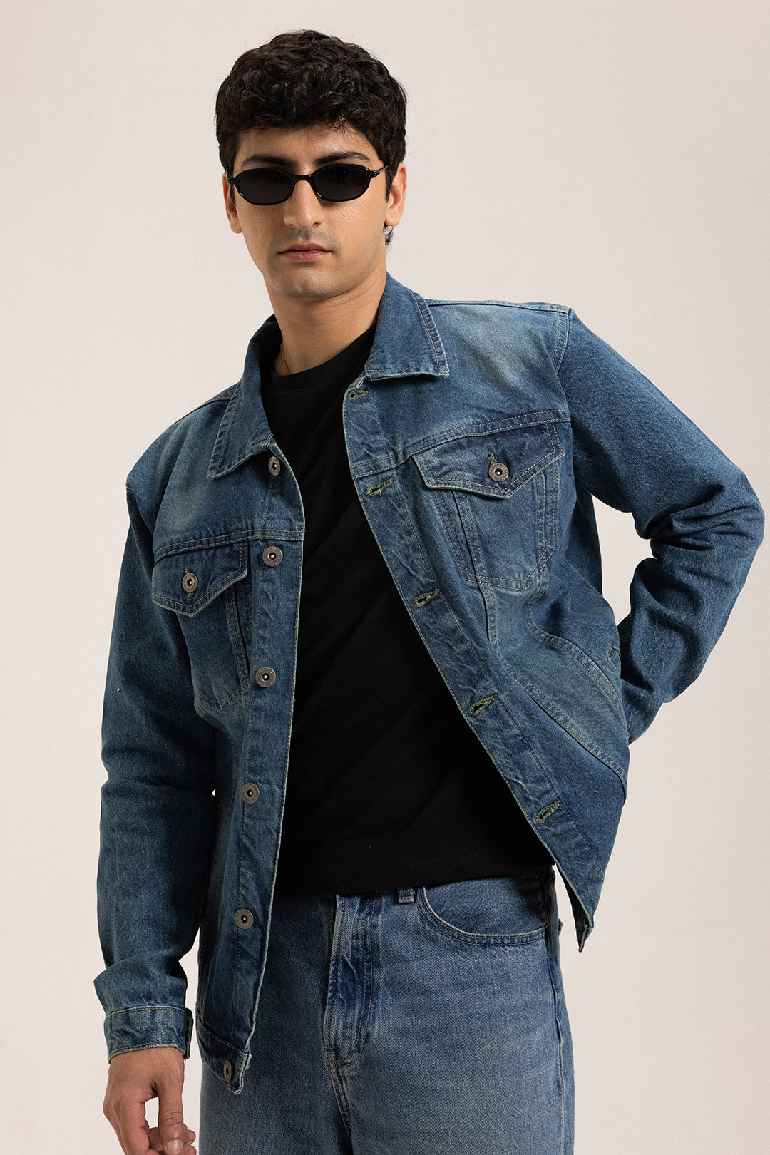 Denim Jacket –  Blue