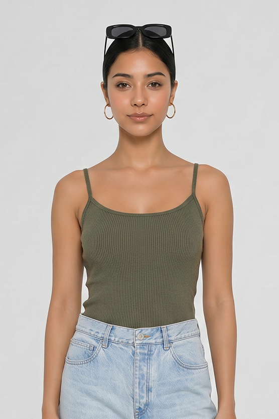 Tank Top – Olive Green
