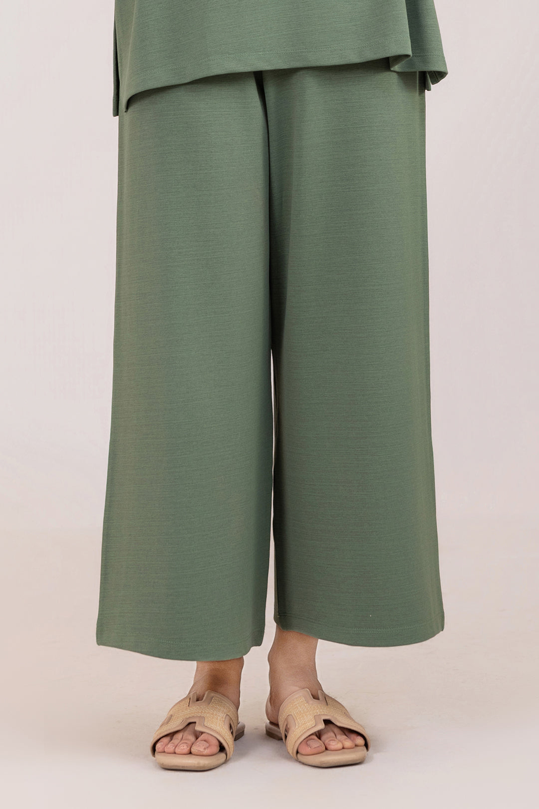 Co-Ord Set Pants – Cotton Straight Trousers