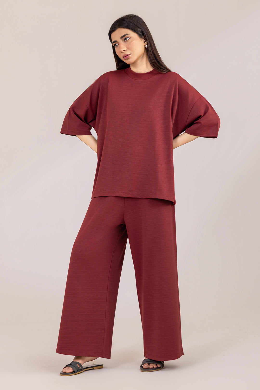 Co-Ord Set Pants – Salmon