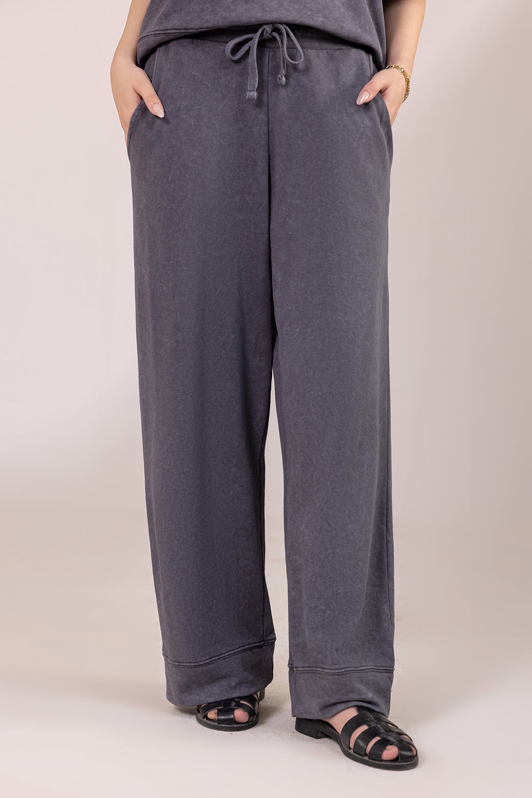 Co-Ord Set Pants – Charcoal Grey