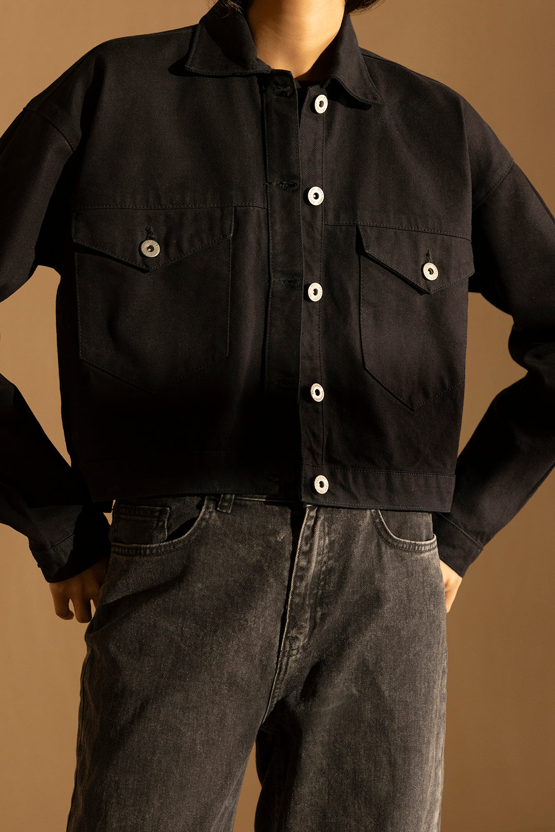 Denim Jacket – Black